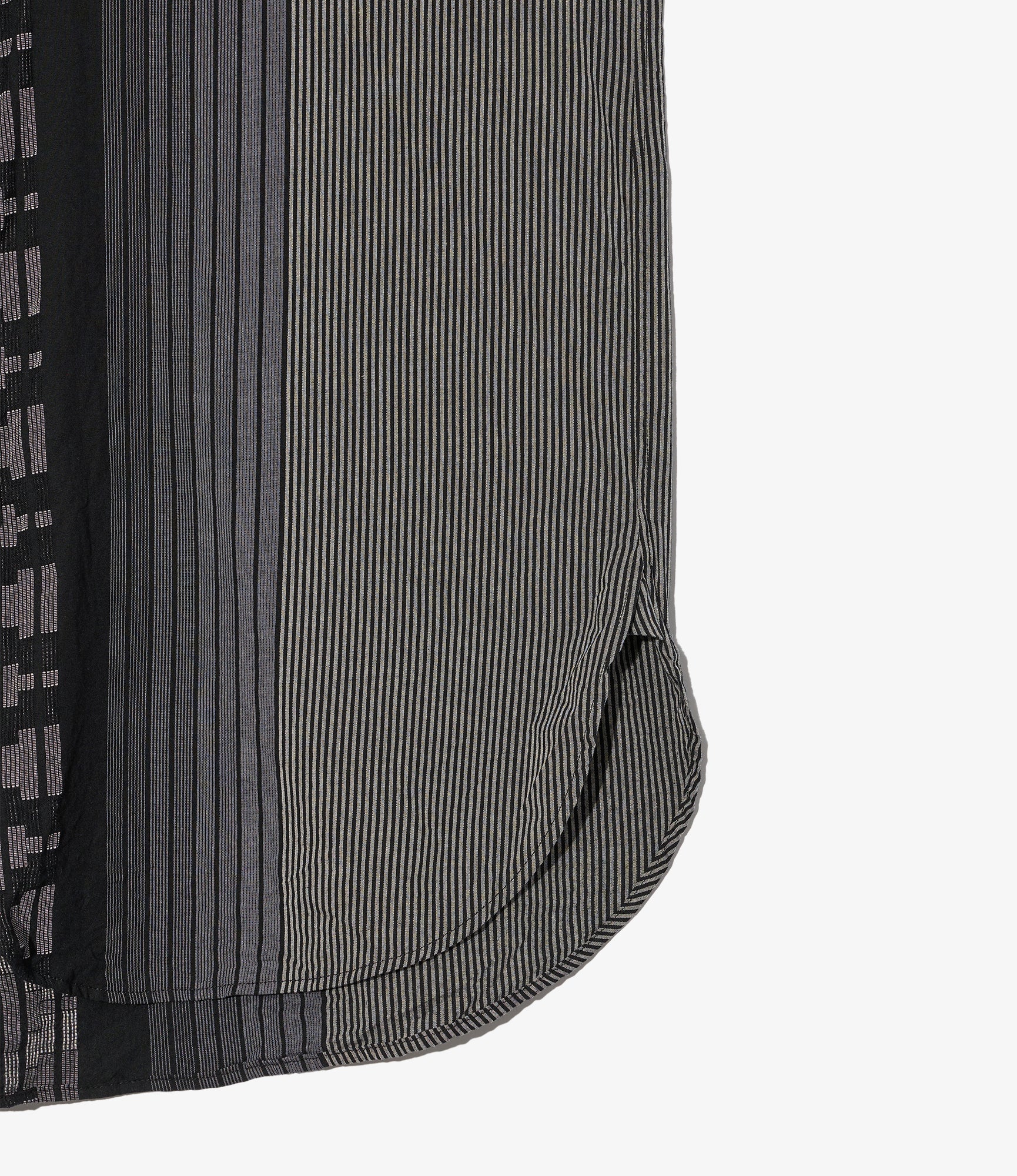 19th Century BD Shirt – Black Multi Pattern Jacquard - Image 5
