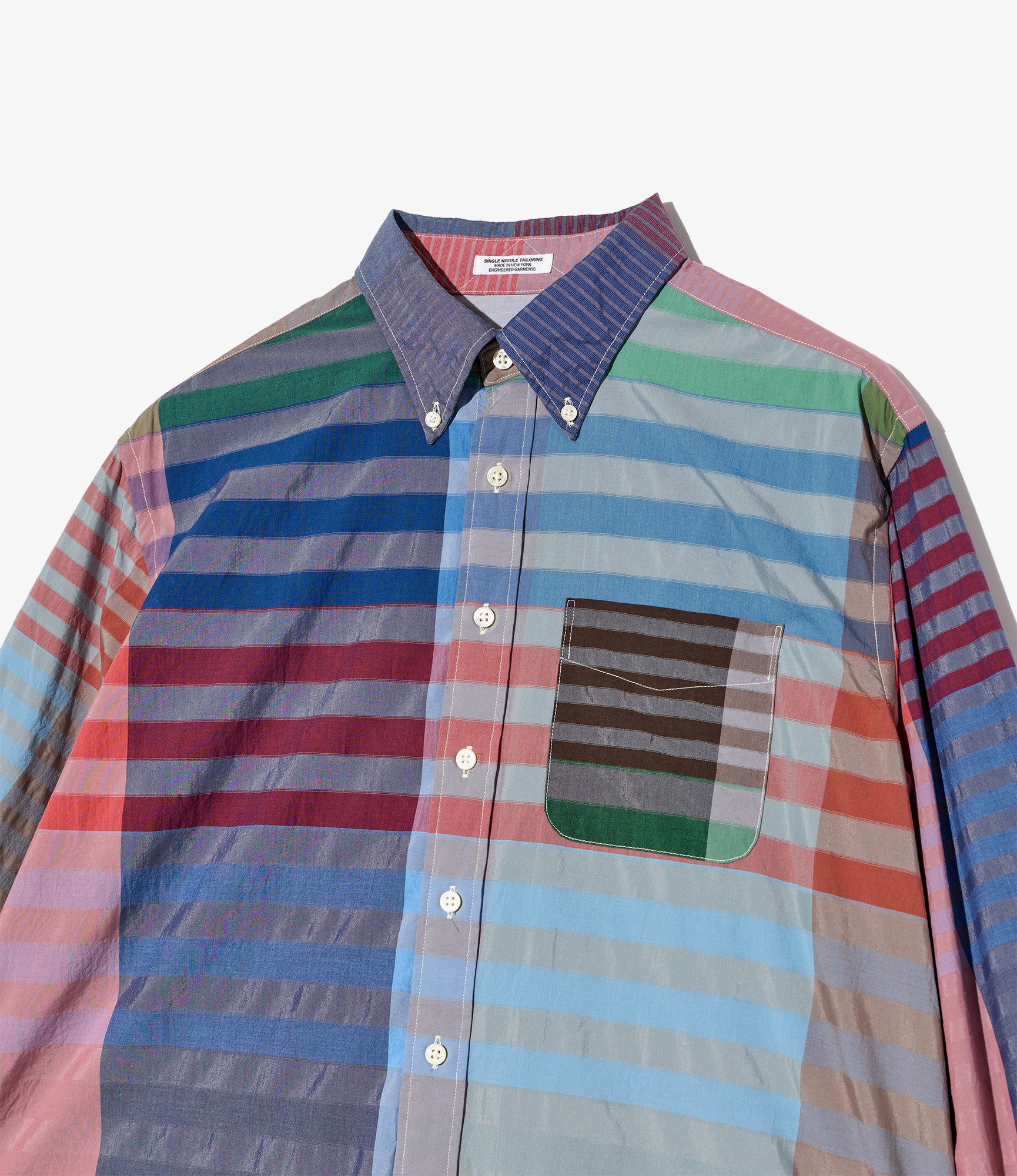 19th Century BD Shirt – Multicolour Big Plaid - Image 3