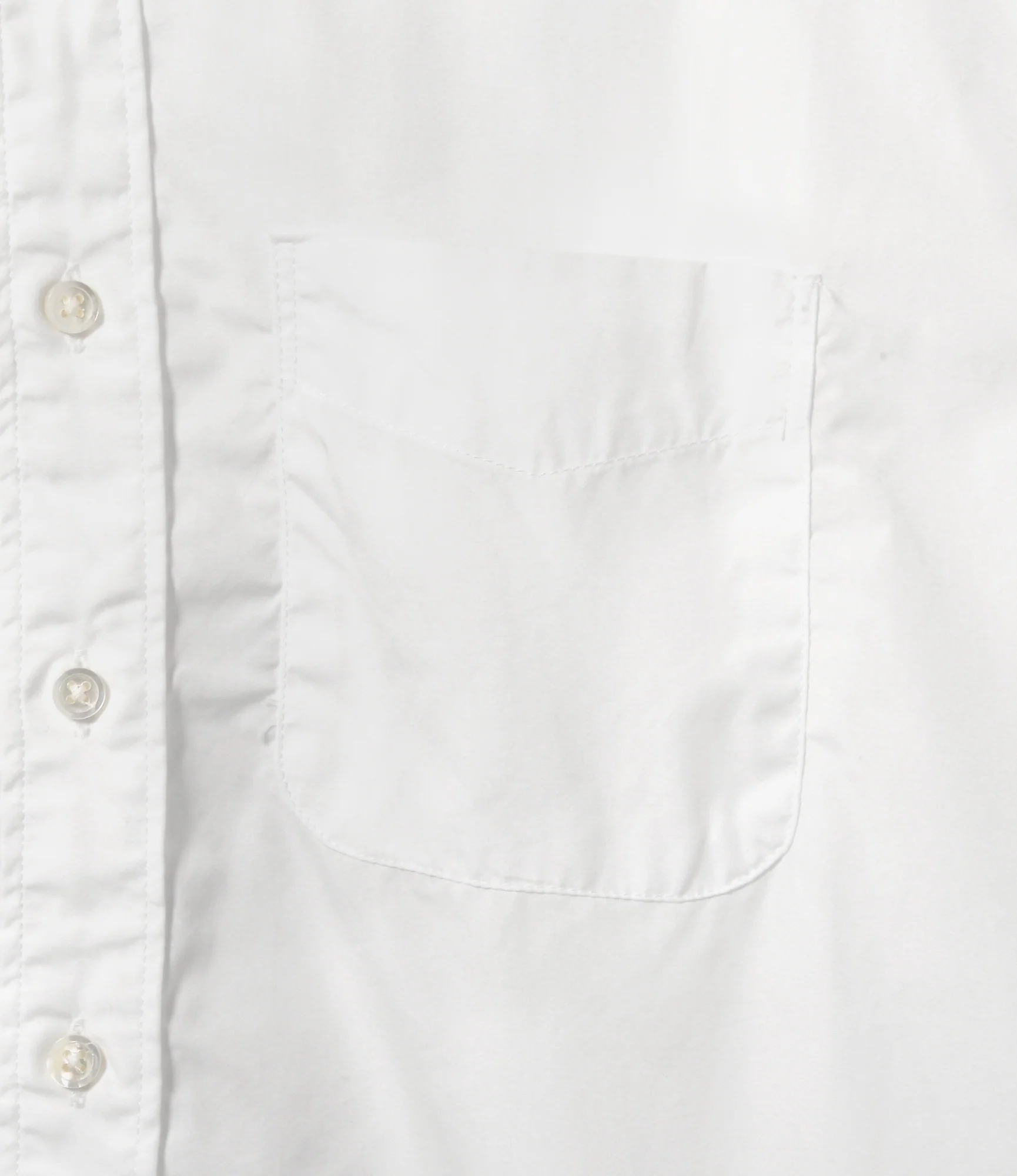 19th Century Button Down Shirt – White Broadcloth - Image 3