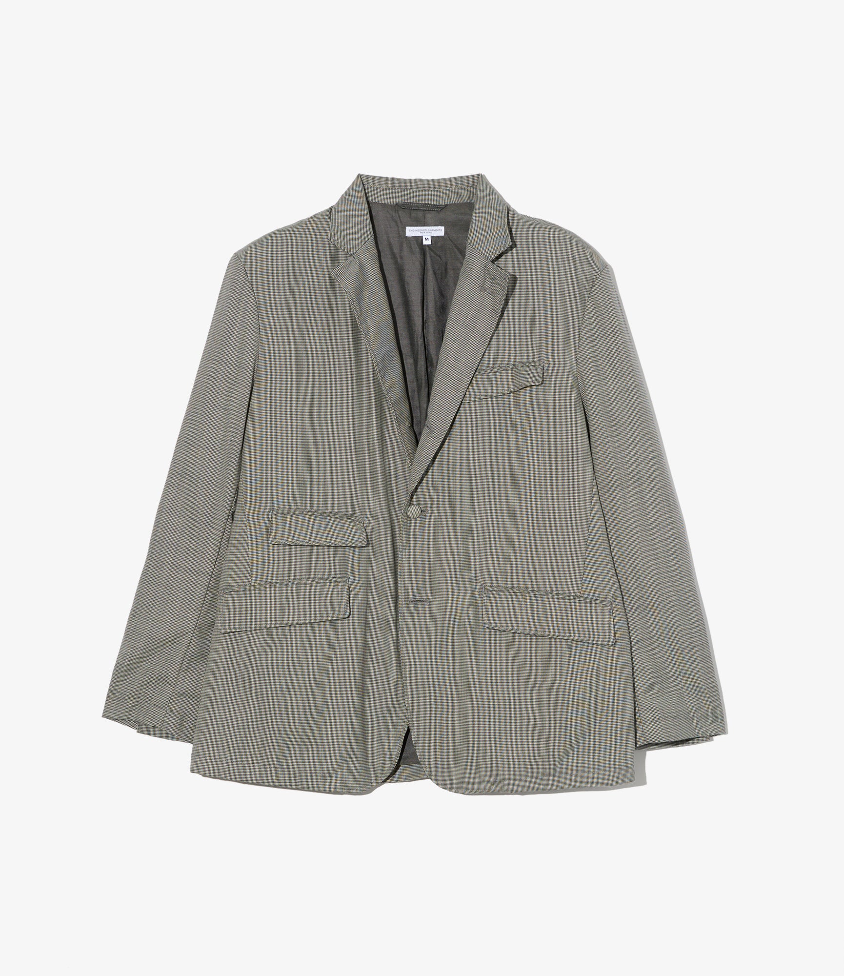 Andover Jacket – Grey Micro Houndstooth Tropical Wool