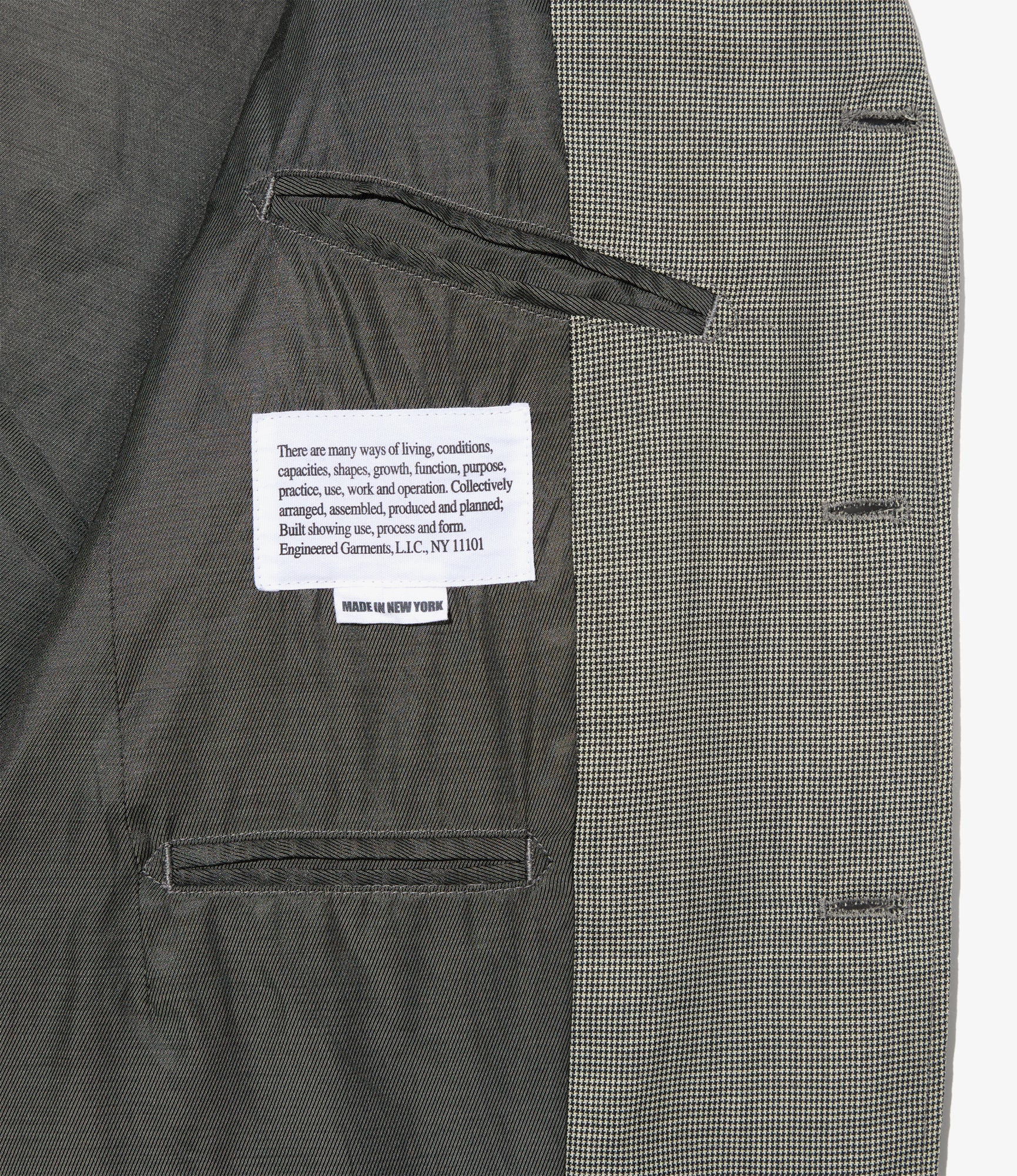Andover Jacket – Grey Micro Houndstooth Tropical Wool - Image 4