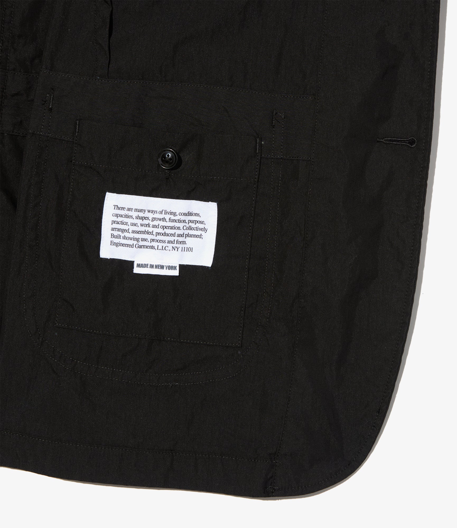Bedford Jacket – Black Nyco Poplin - Image 5