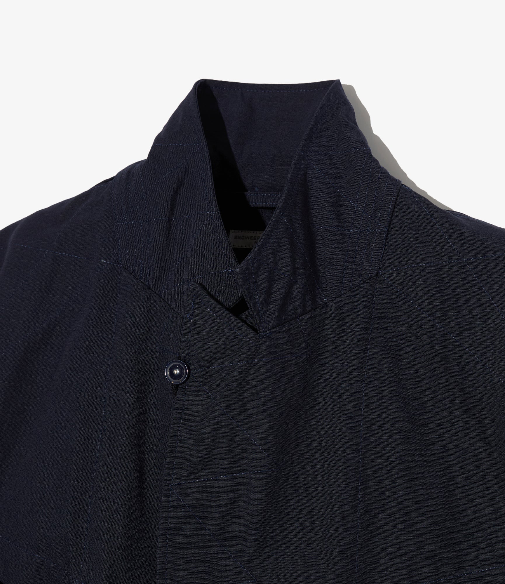 Bedford Jacket – Dark Navy Ripstop Cotton - Image 4