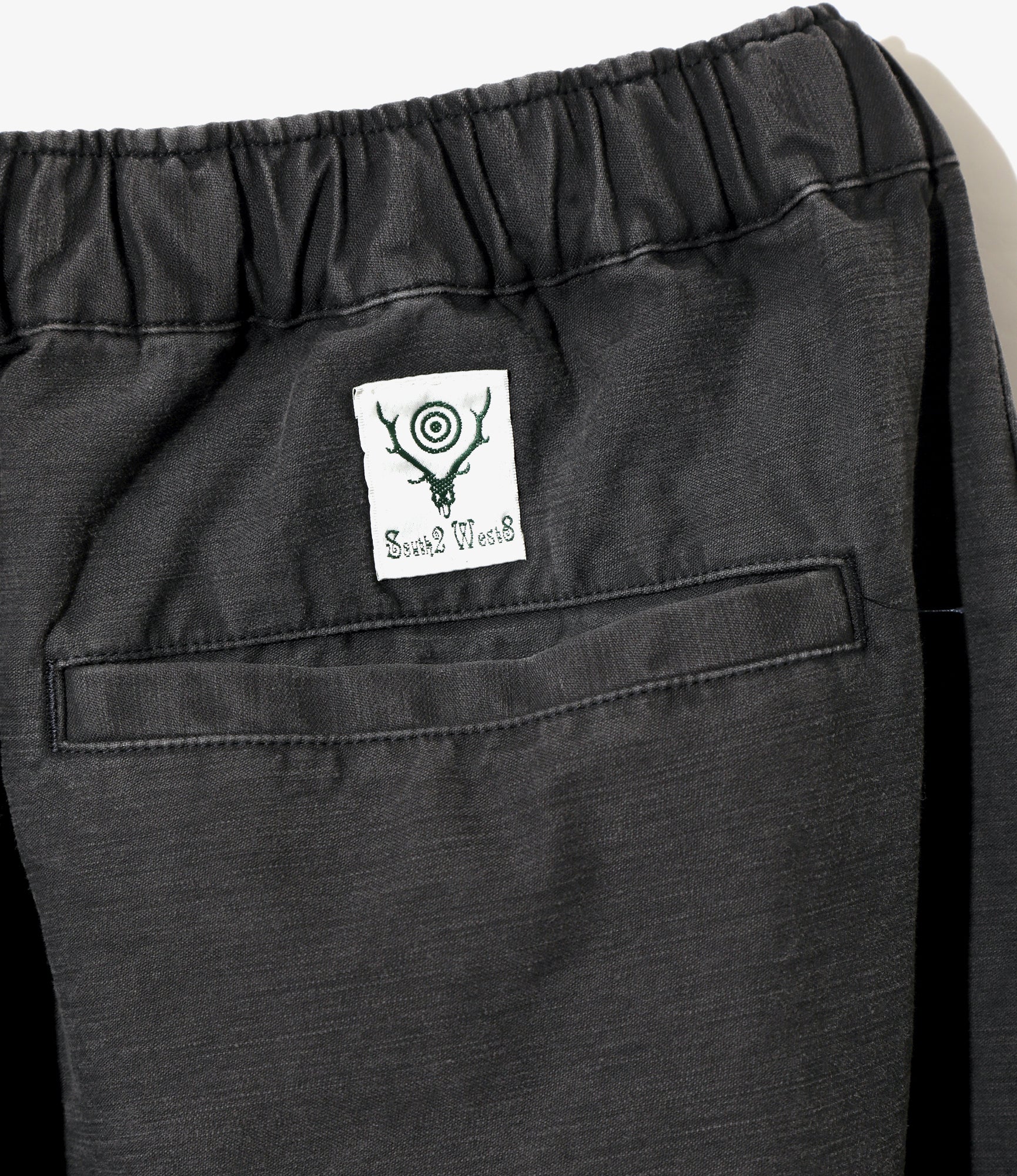 Belted Logger Pant – Black Reversed Sateen - Image 5