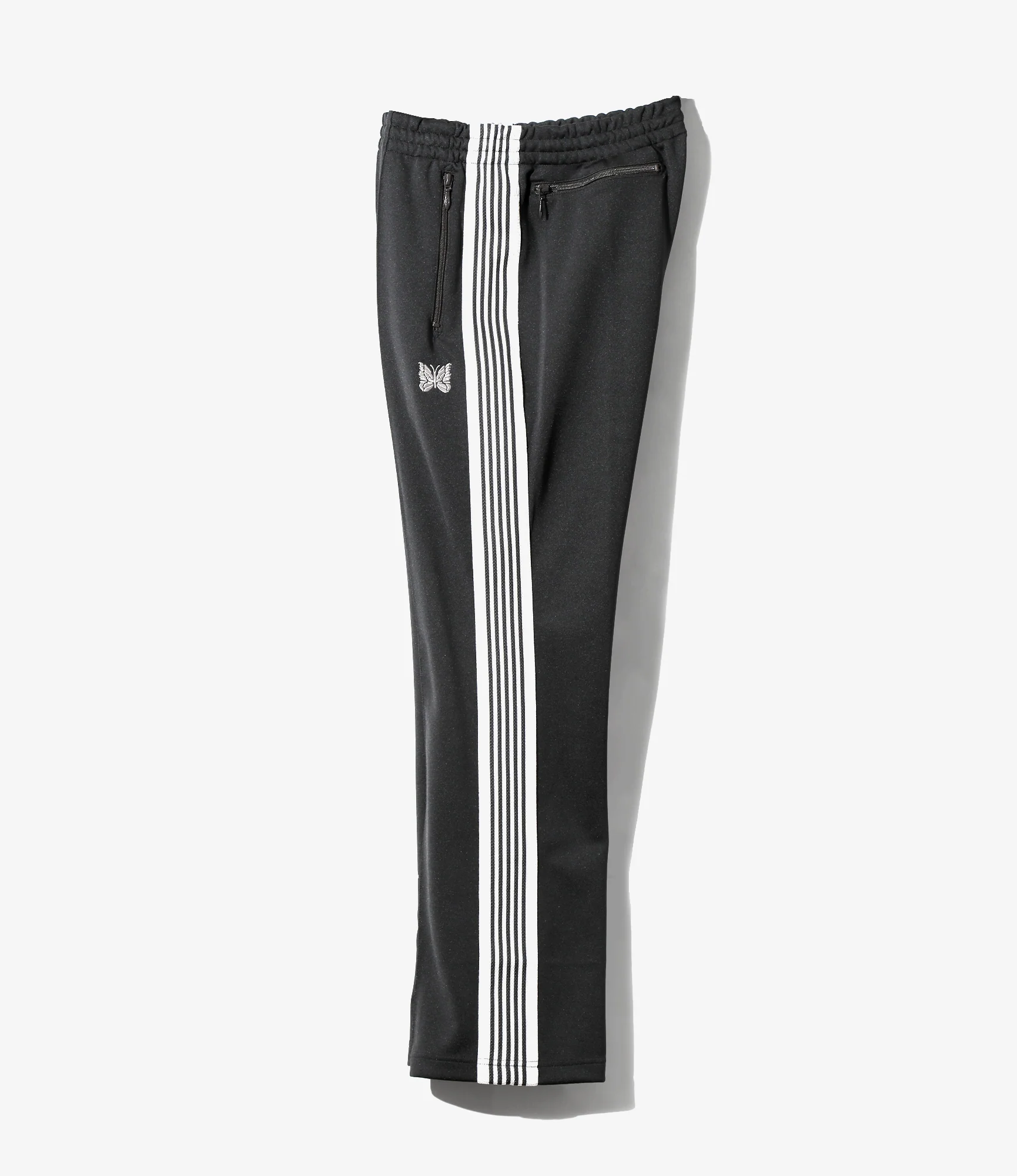Boot-Cut Track Pant – Charcoal Smooth Polyester - Image 4