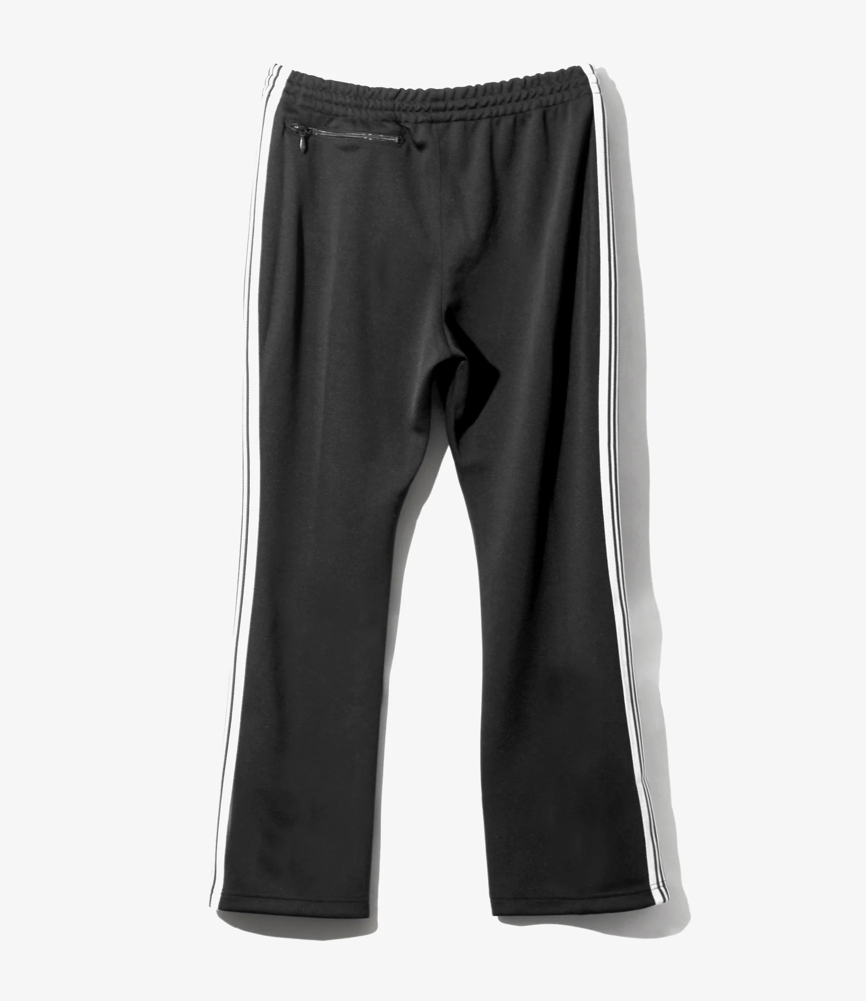 Boot-Cut Track Pant – Charcoal Smooth Polyester - Image 5