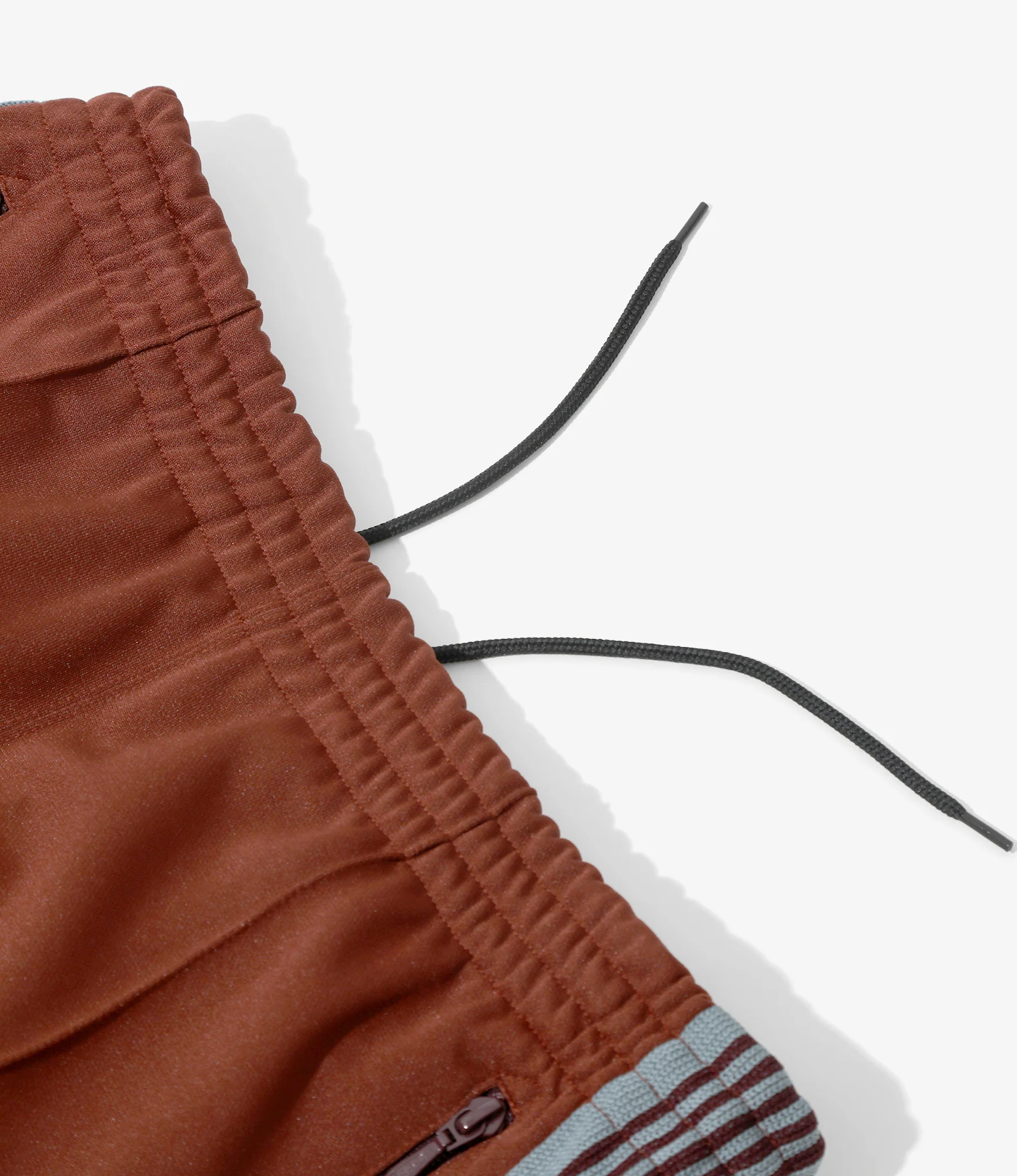 Boot-Cut Track Pant – Rust Smooth Polyester - Image 4