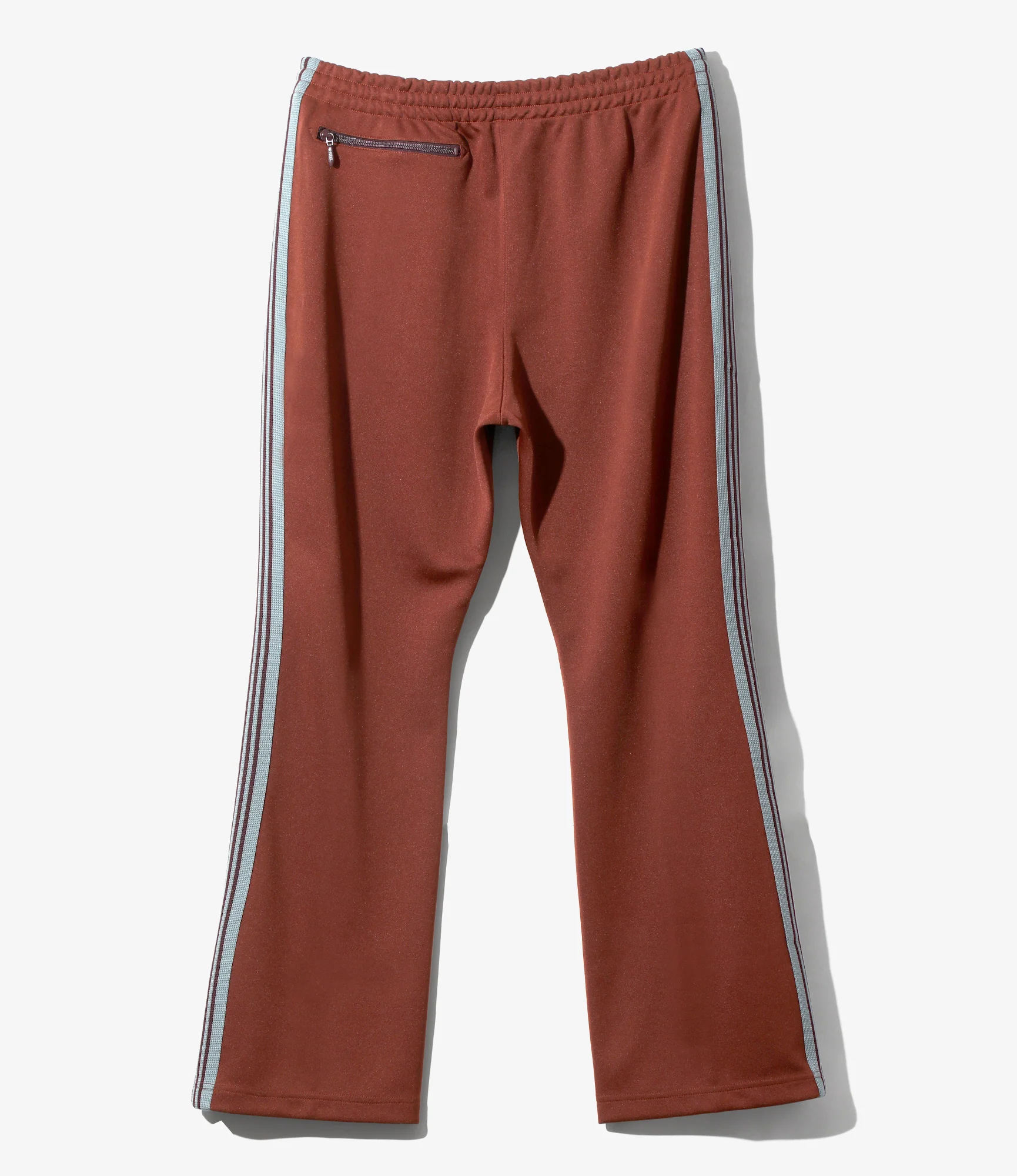 Boot-Cut Track Pant – Rust Smooth Polyester - Image 5