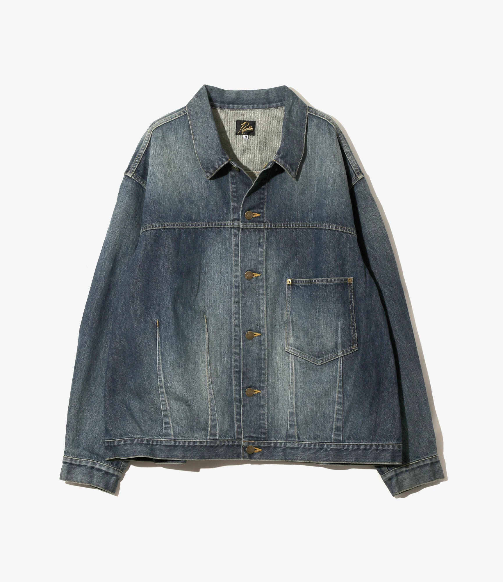 Darts Bottom Jean Jacket –  Indigo 12oz Denim
