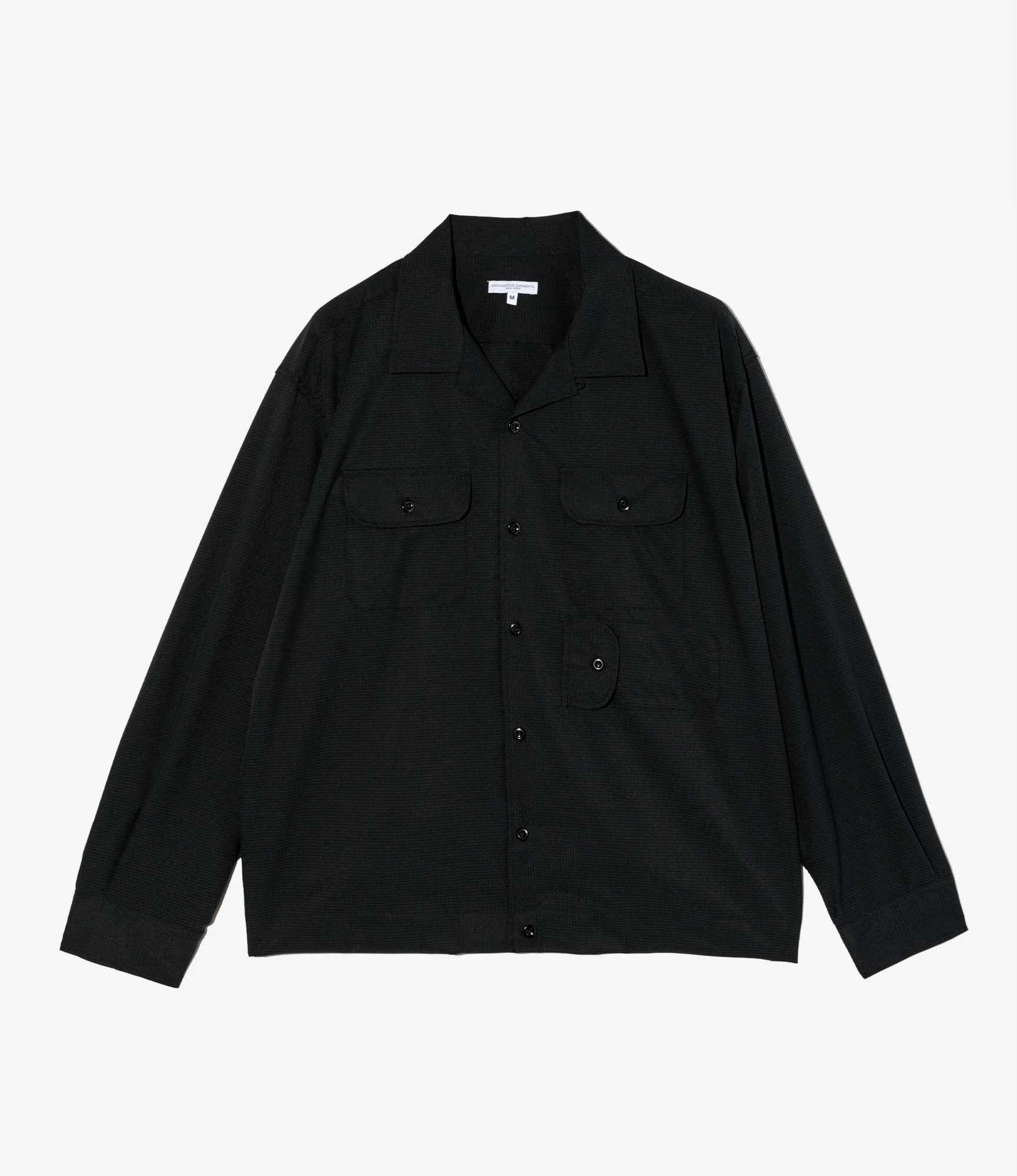 Bowling Shirt – Black Mesh
