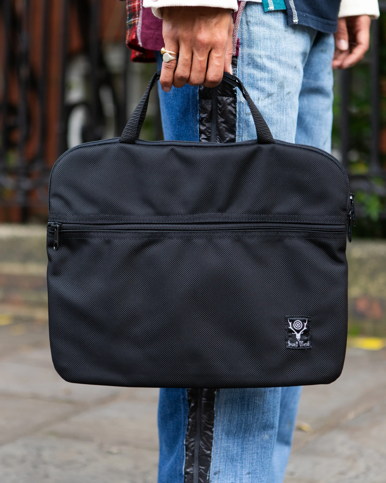 Briefcase – Black Ballistic Nylon - Image 6