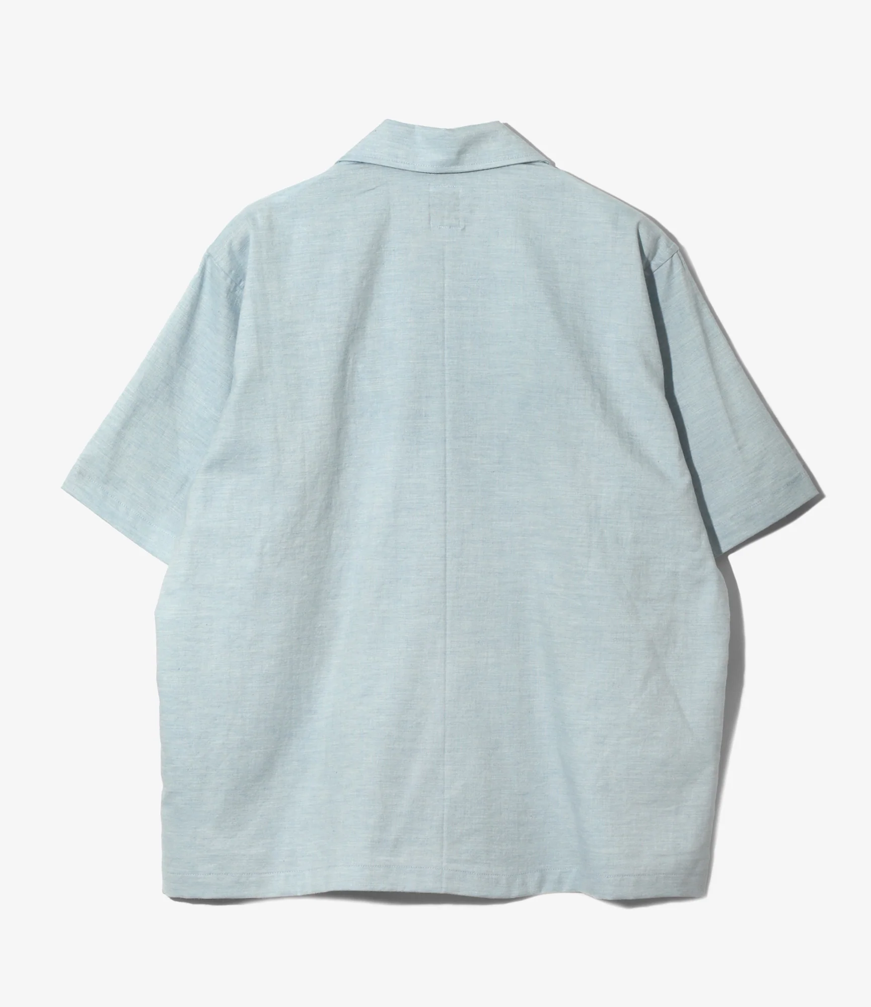 Cabana Shirt – Blue Flower Embroidery - Image 2