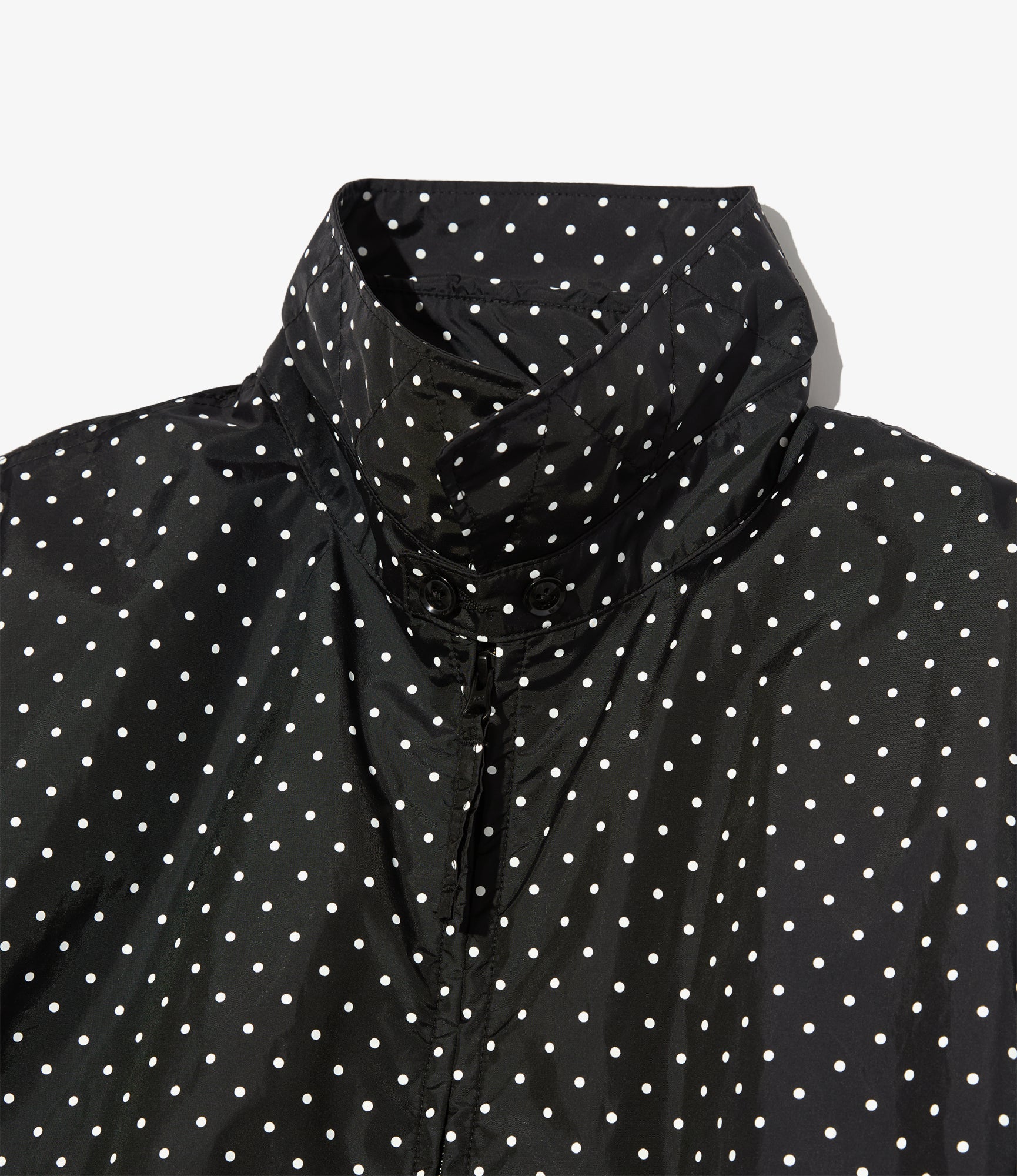 Claigton Jacket – Black Polka Dot Taffeta - Image 3