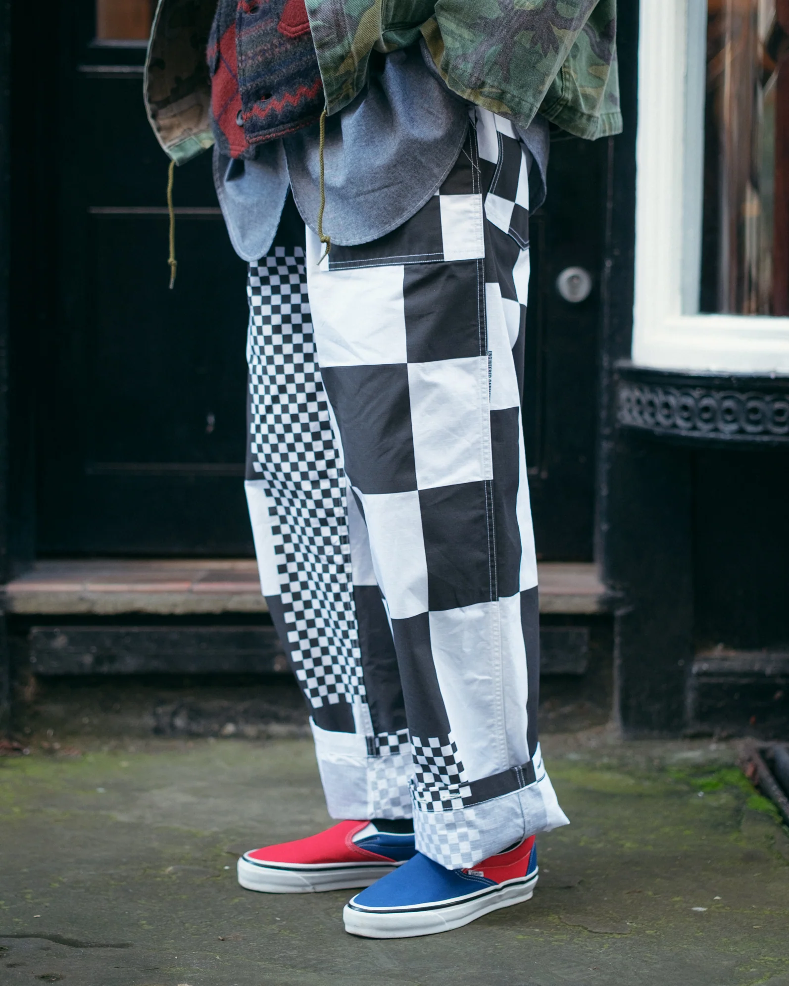 Fatigue Pant – White/Black Checker Print Ripstop - Image 2