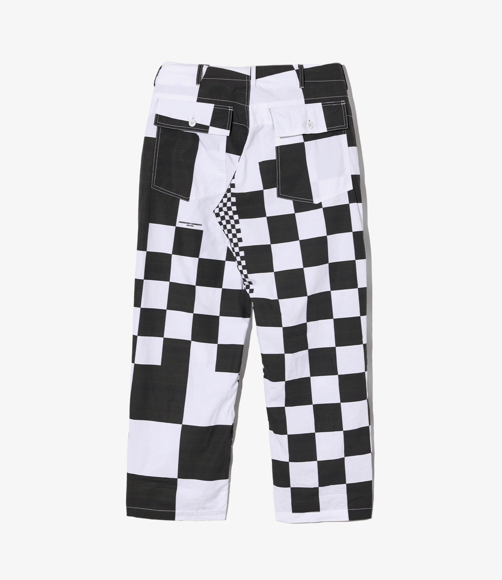Fatigue Pant – White/Black Checker Print Ripstop - Image 3