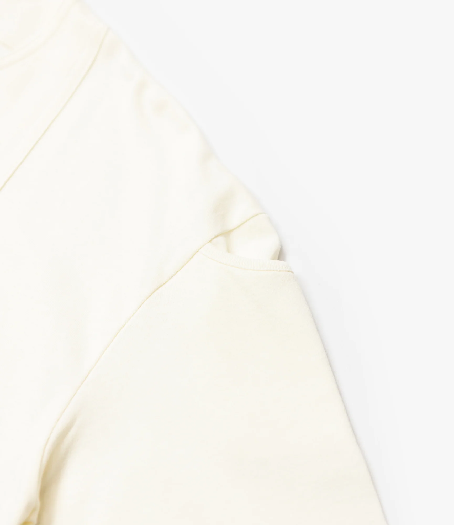Fisherman Bib Neck Shirt – Off White - Image 4