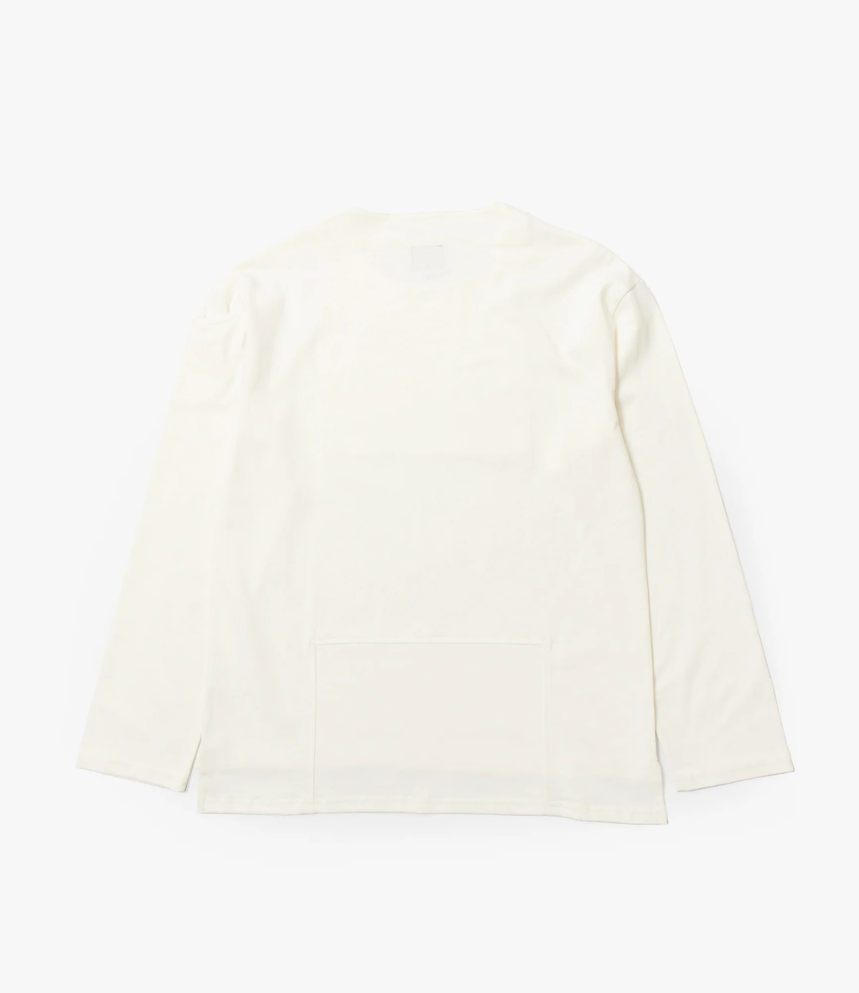 Fisherman Bib Neck Shirt – Off White - Image 5