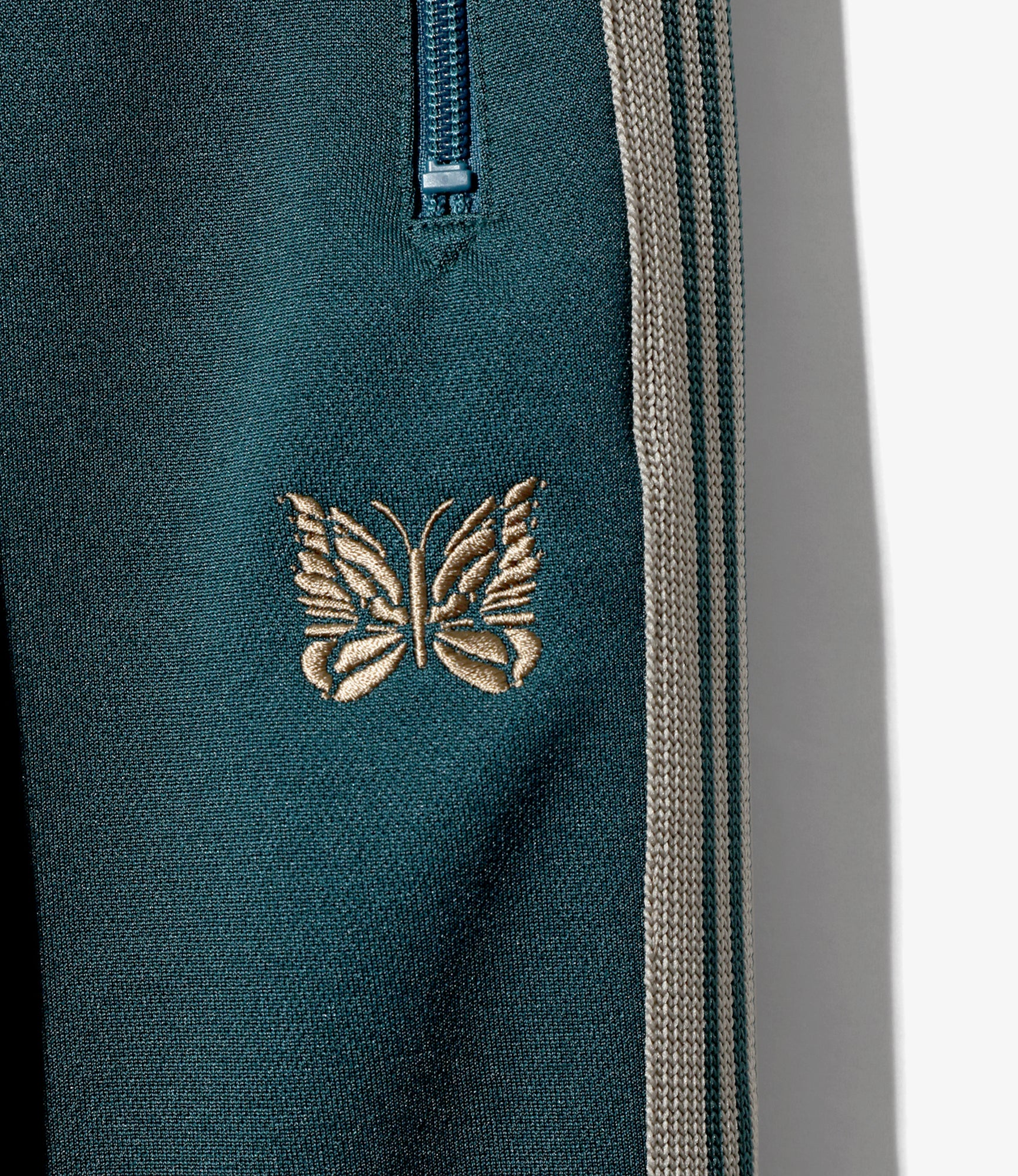 H.D. Track Pant – Green Smooth Polyester - Image 2