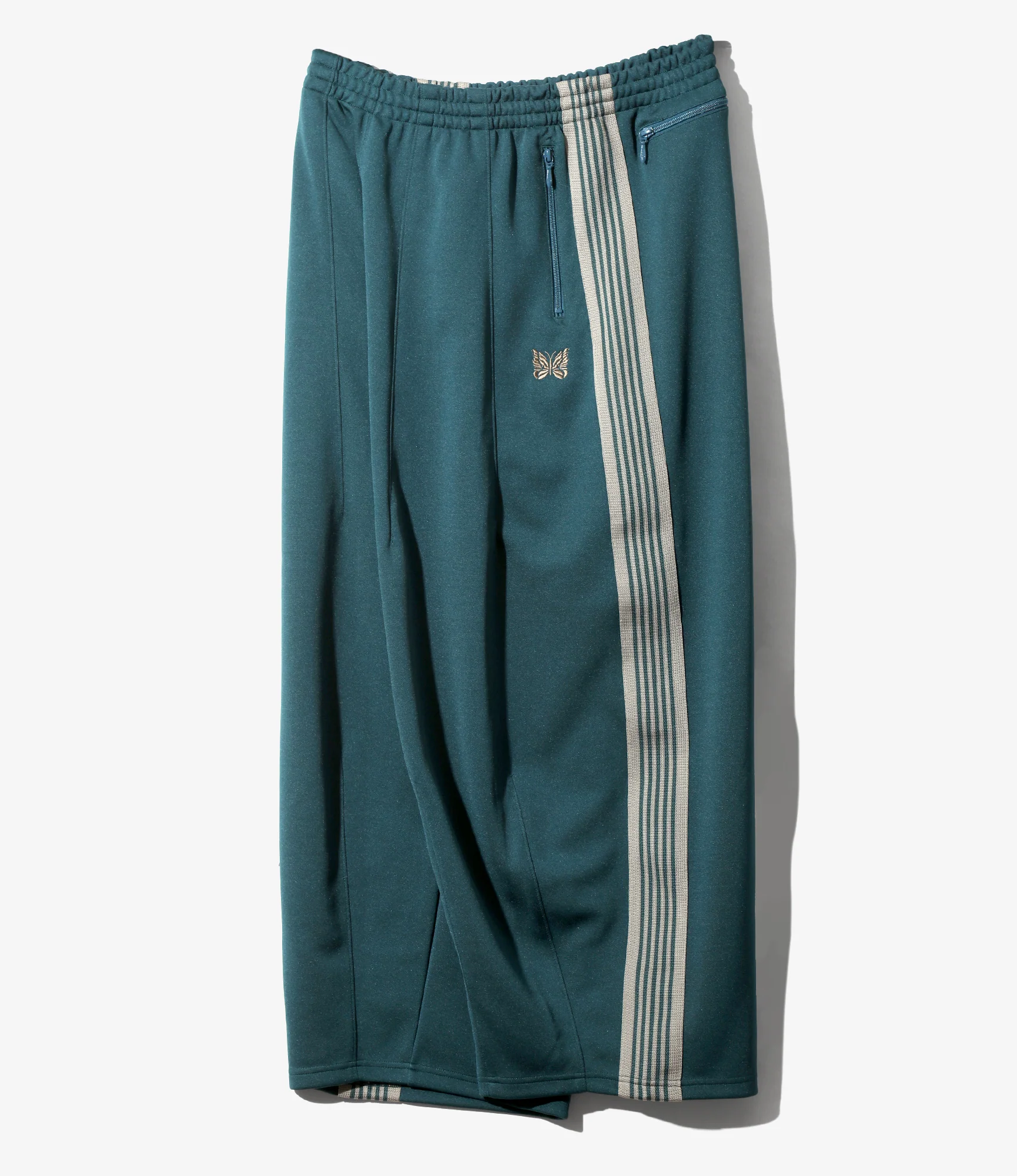H.D. Track Pant – Green Smooth Polyester - Image 3