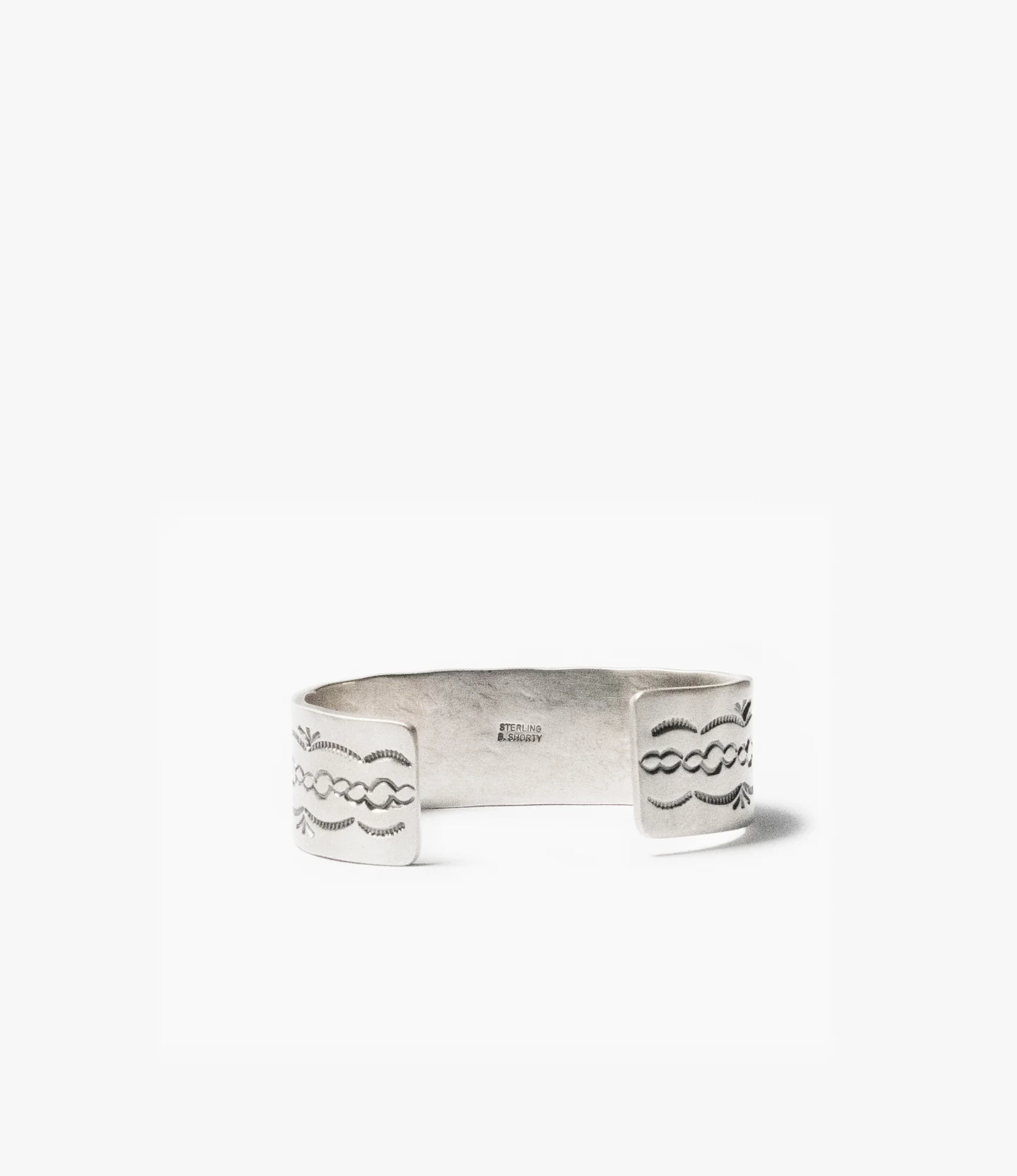 Large Navajo Cuff One – Sterling Silver - Image 2
