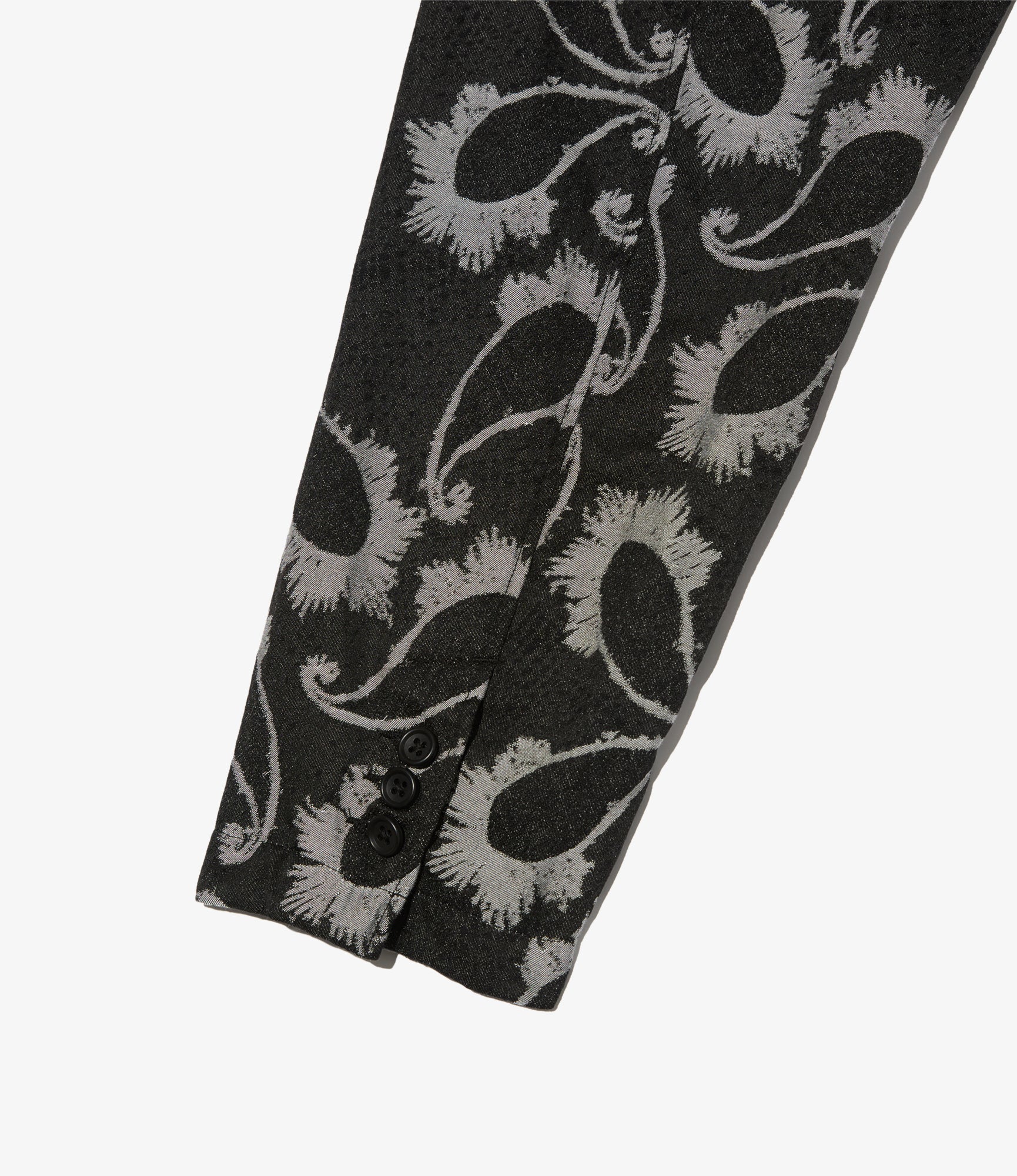Loiter Jacket – Black Paisley Jacquard - Image 4
