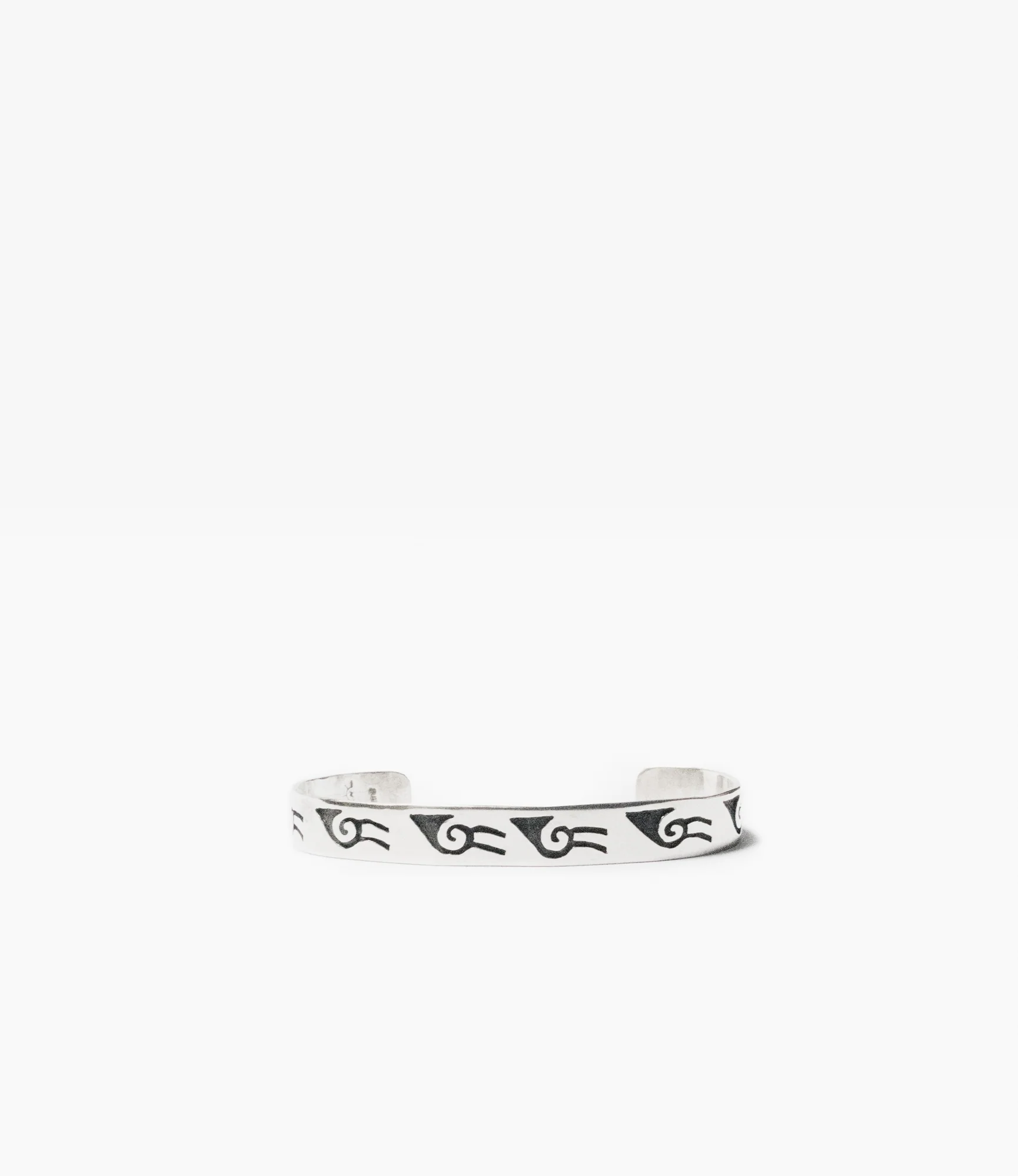 Narrow Hopi Cuff One – Sterling Silver