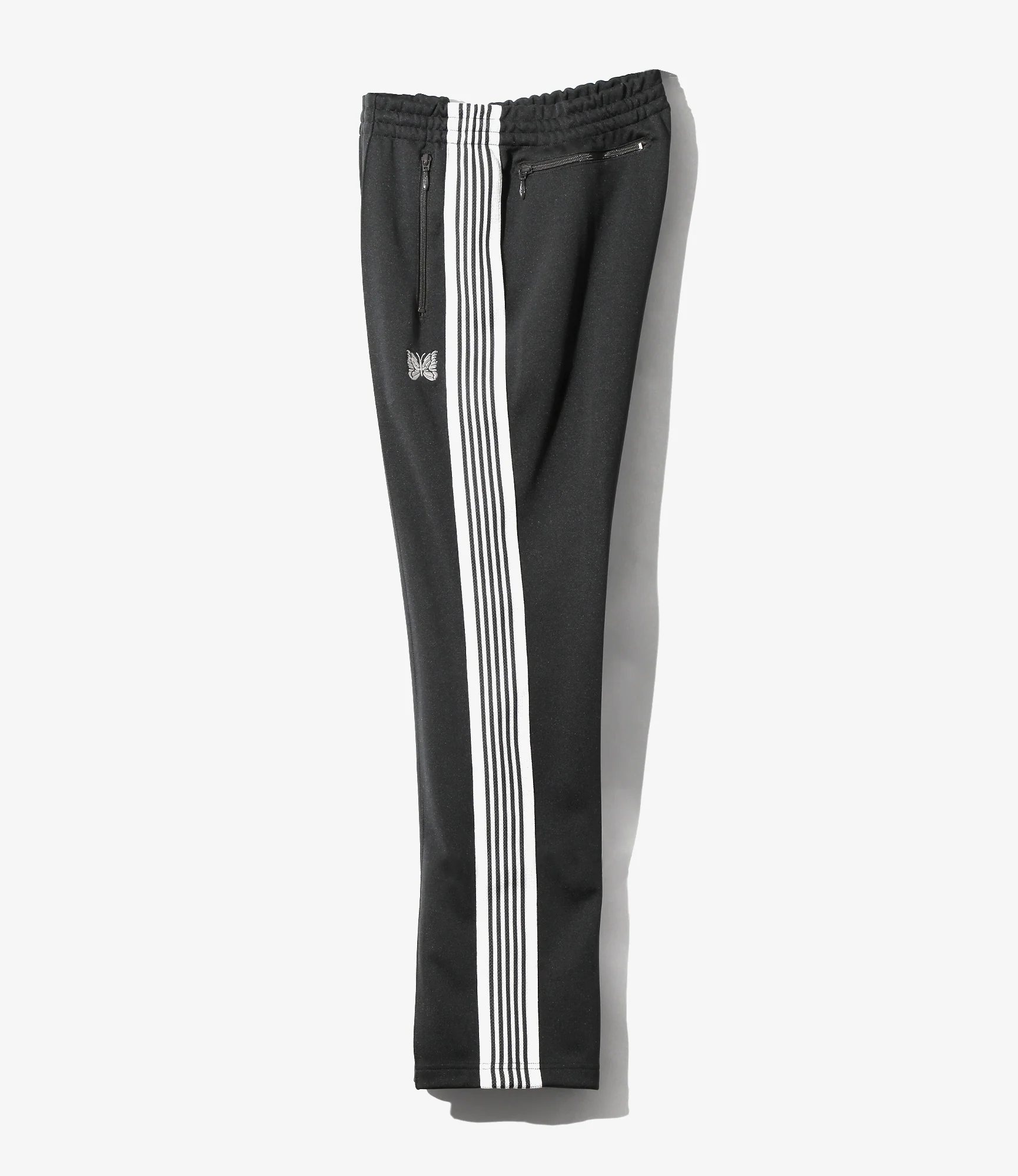 Narrow Track Pant – Charcoal Smooth Polyester - Image 4