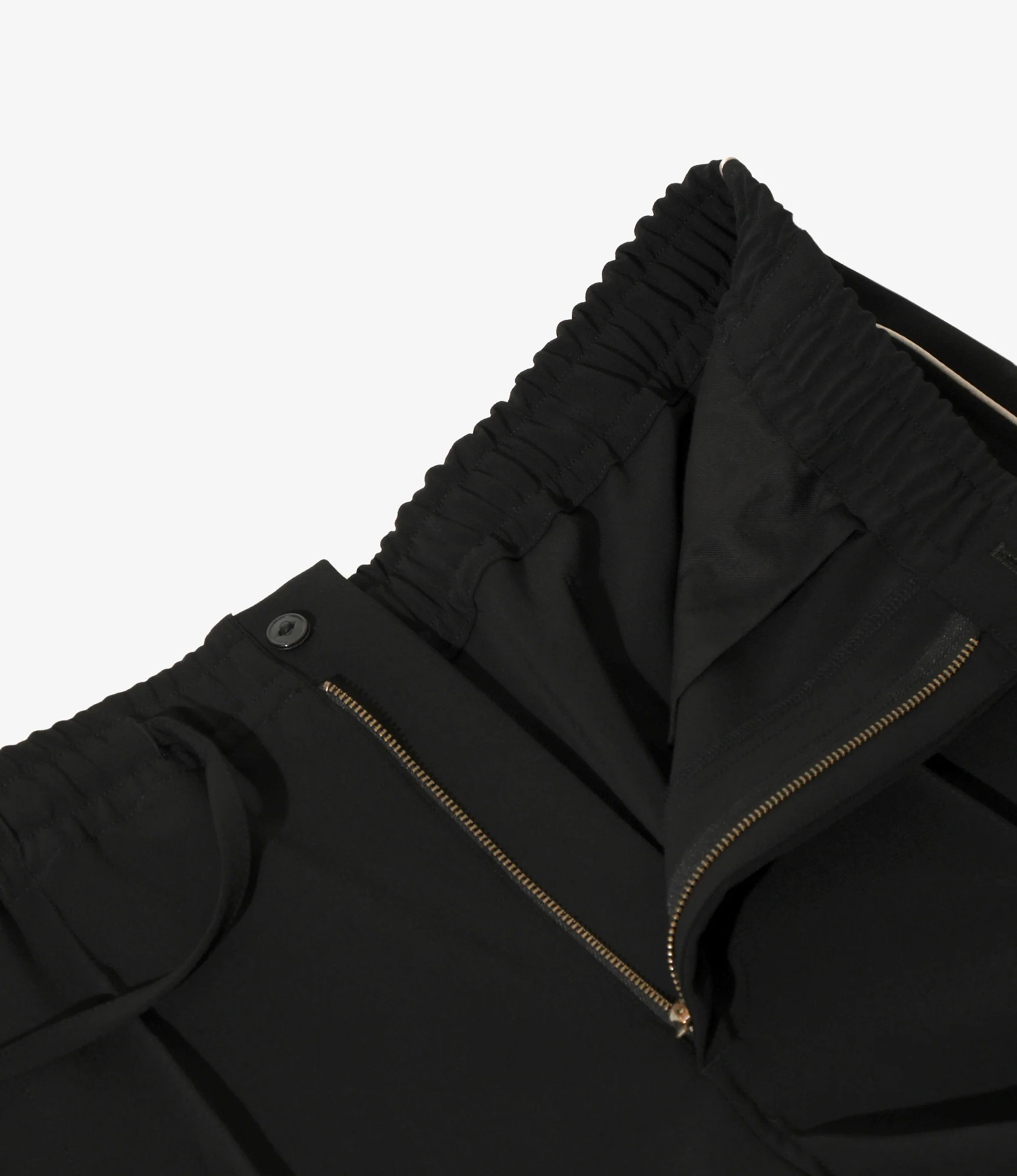 Piping Cowboy Pant – Black Double Cloth - Image 2