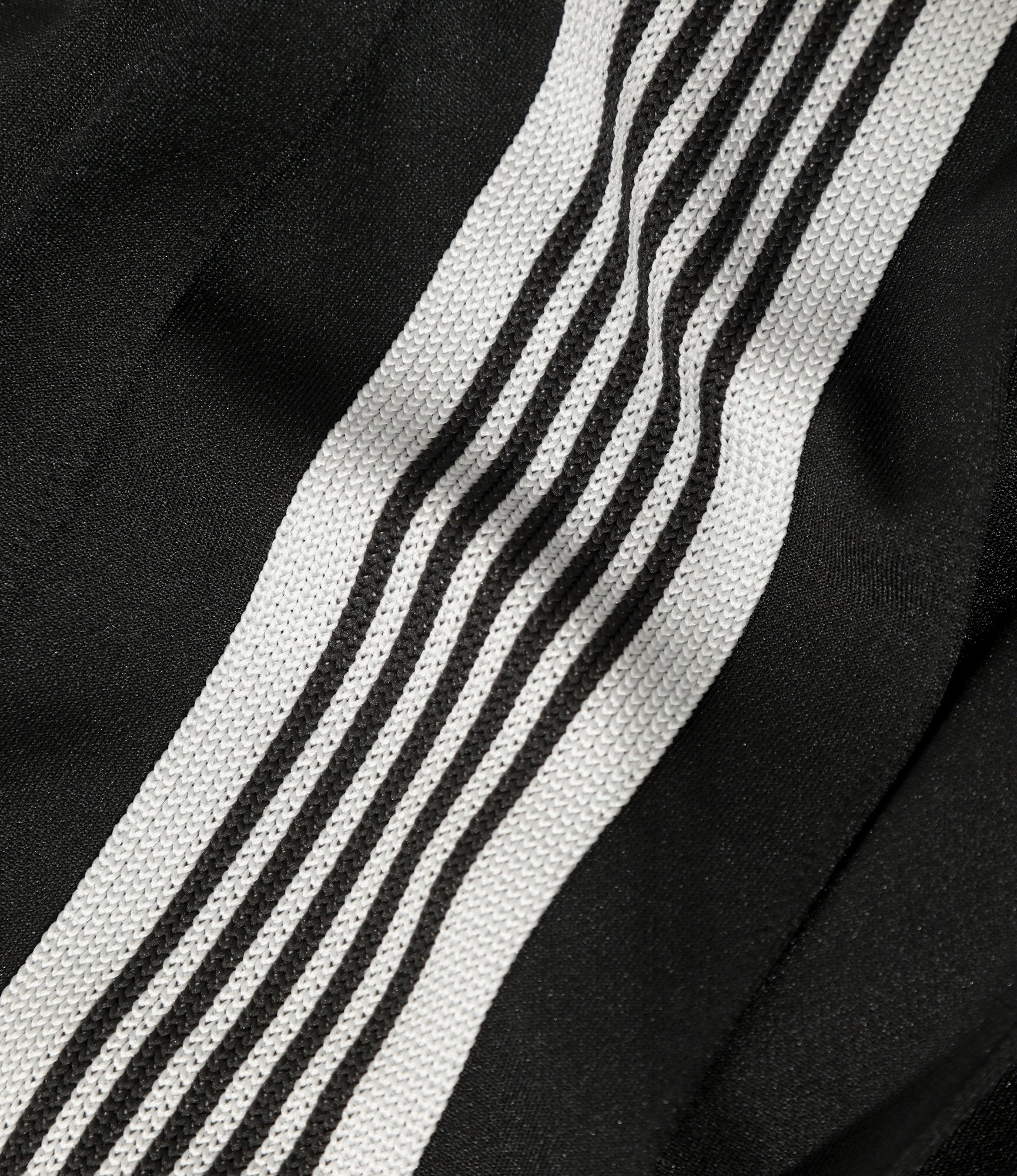 Pleated Track Skirt – Charcoal Smooth Polyester - Image 6