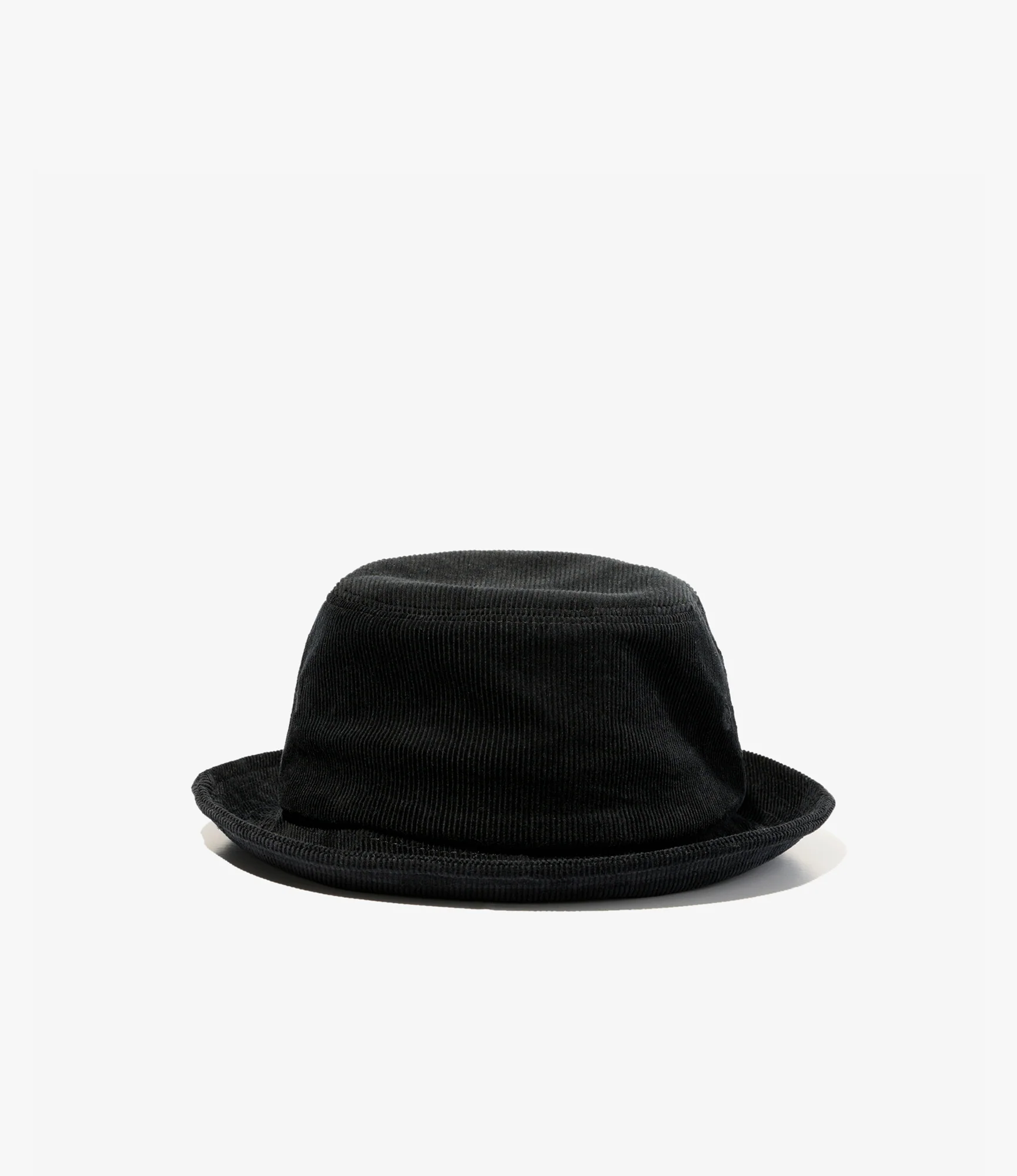 Porkpie Hat – Black 14W Corduroy