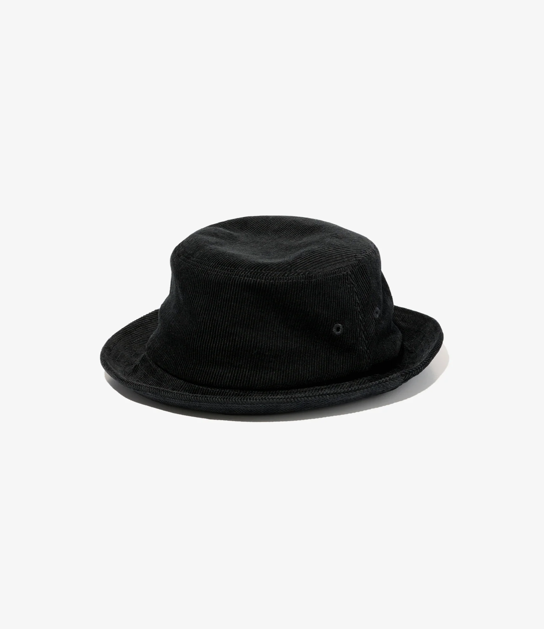 Porkpie Hat – Black 14W Corduroy - Image 2