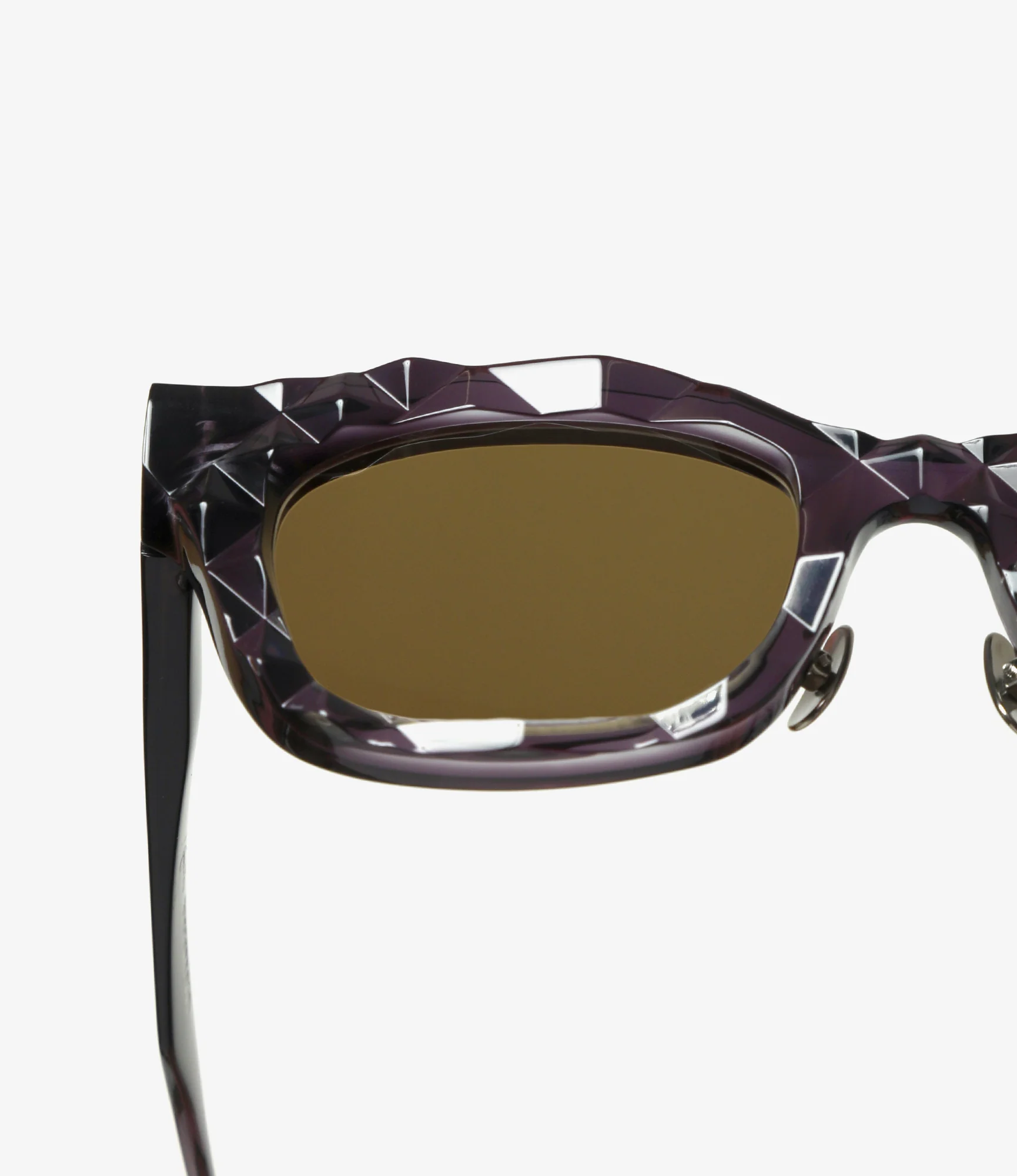 RF-064C Sunglasses – Purple/Brown - Image 3