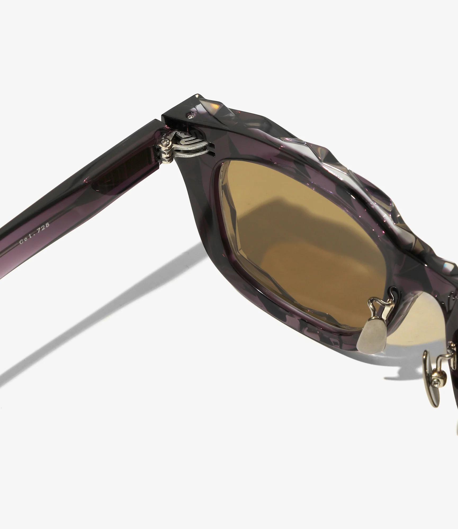 RF-064C Sunglasses – Purple/Brown - Image 7