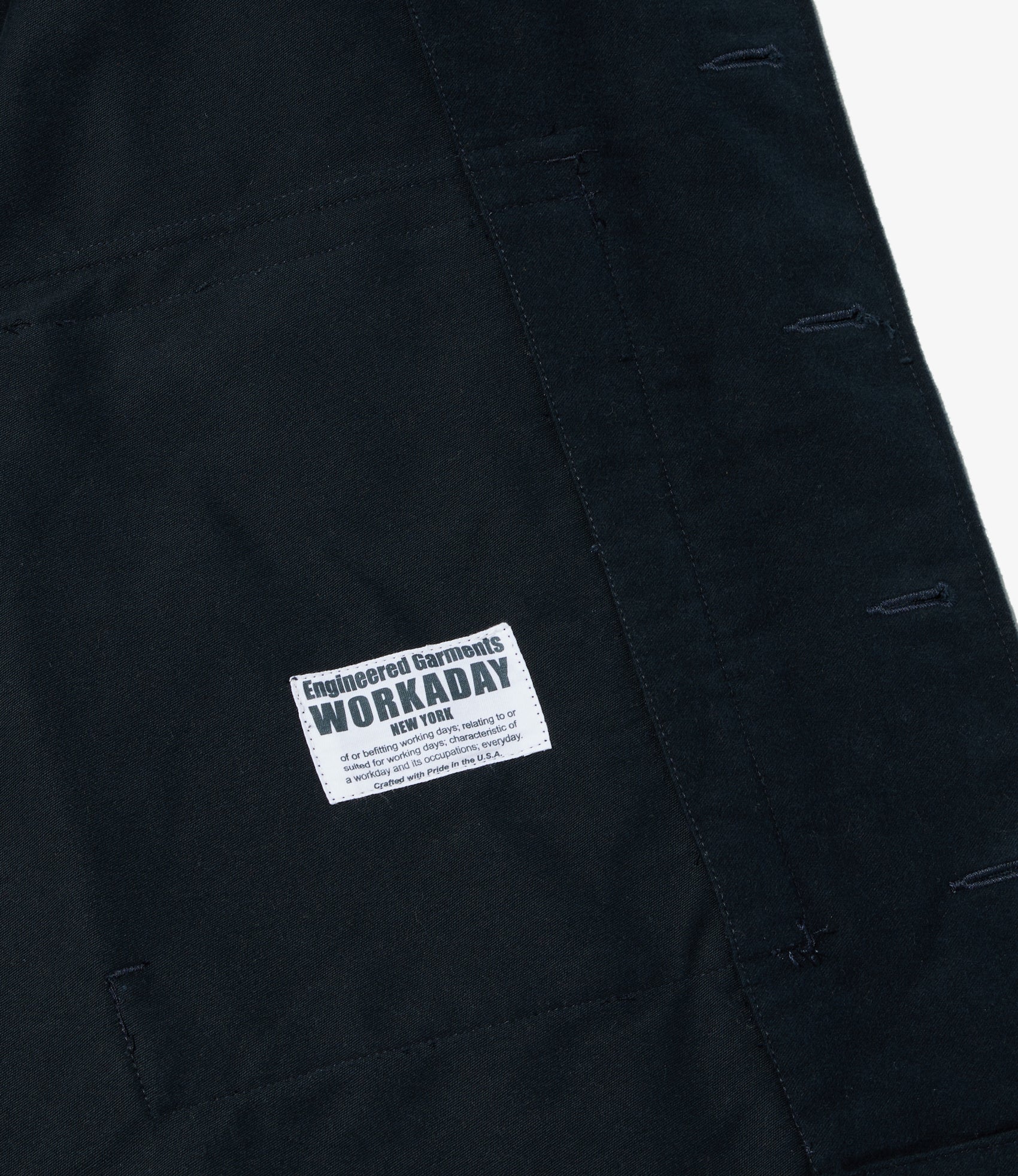 Sea Bees Jacket – Dark Navy Moleskin - Image 4