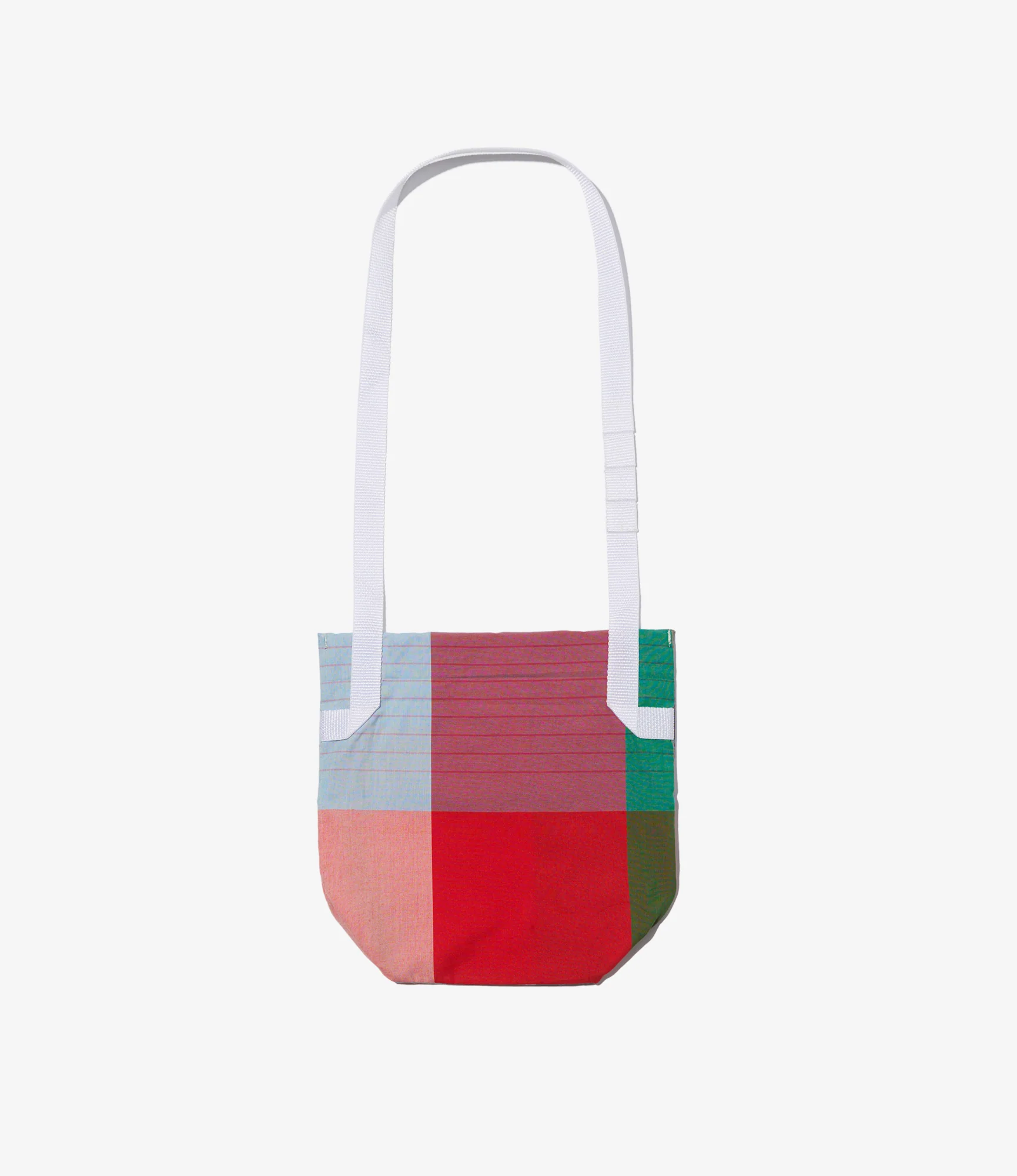 Shoulder Pouch – Multicolour Big Plaid - Image 2