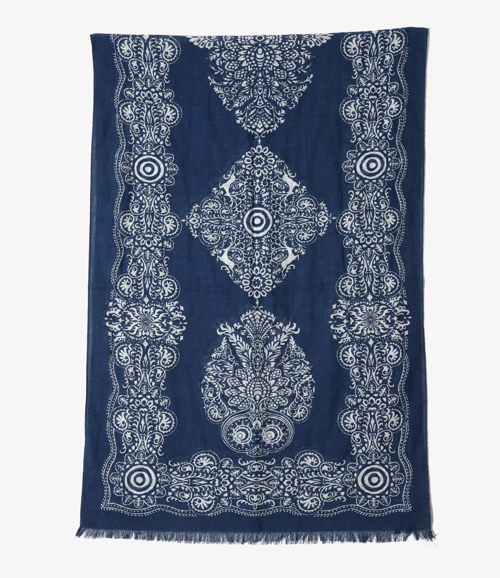 Stole – Navy Cotton Gauze - Image 2