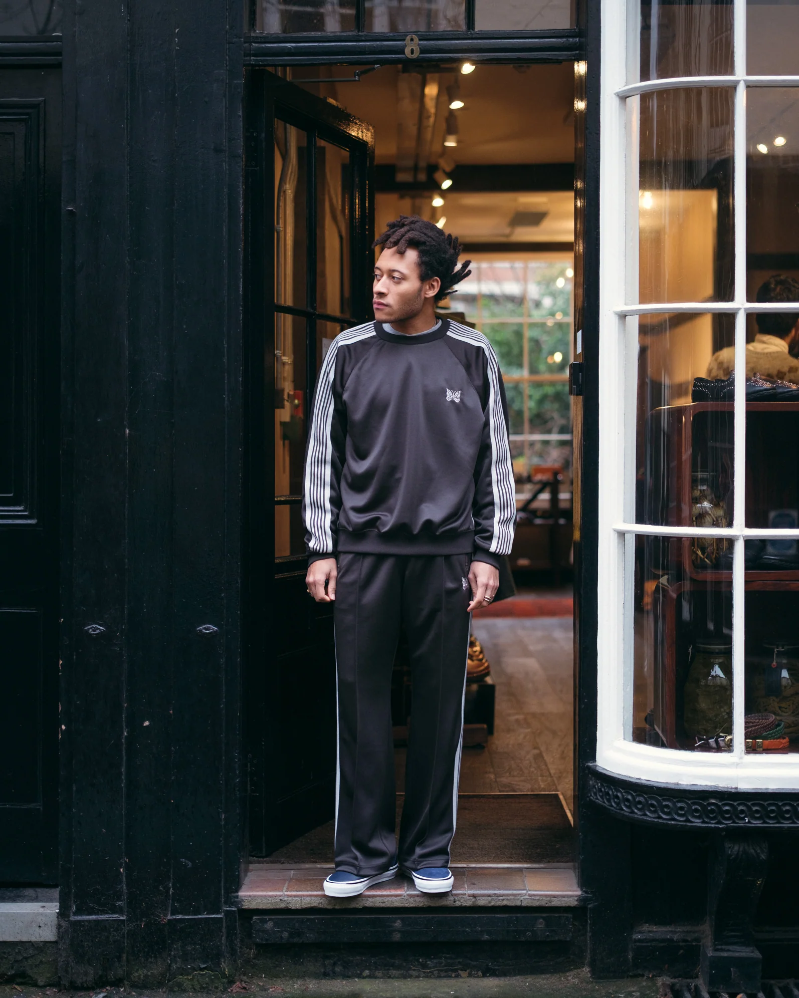 Track Pant – Charcoal Smooth Polyester - Image 2