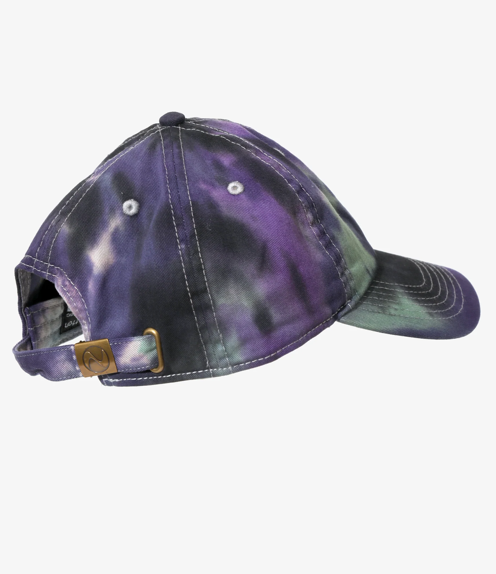 Strap Back Cap – Purple Tie Dye - Image 4