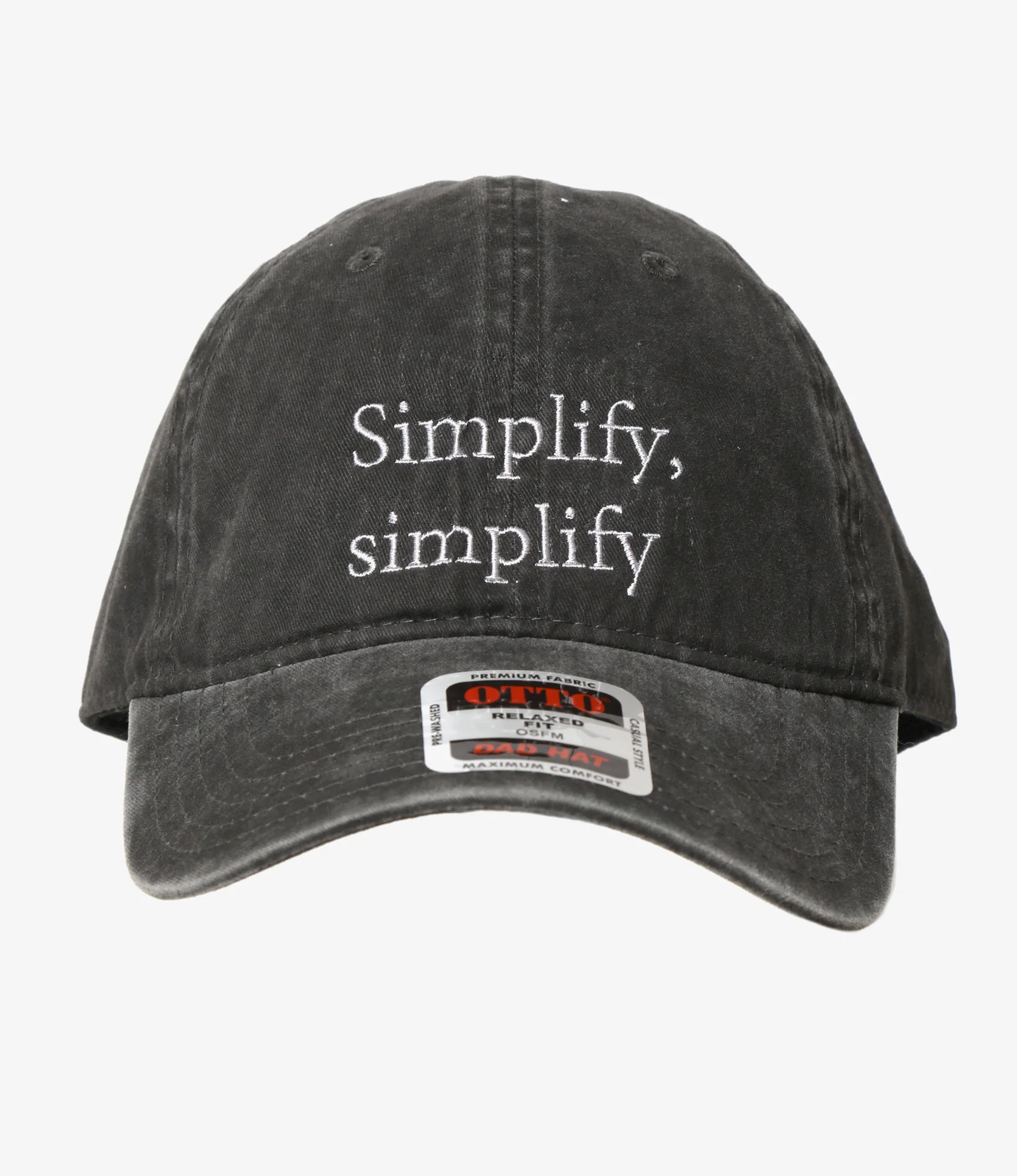 Strap Back Cap – 'Simplify' Embroidery - Image 2