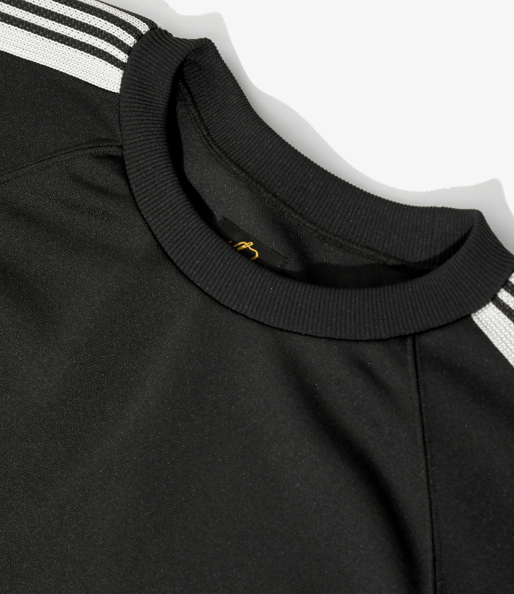 Track Crew Neck Shirt – Charcoal Smooth Polyester - Image 3