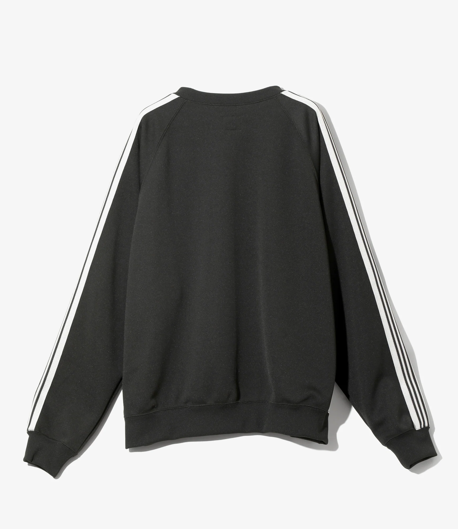 Track Crew Neck Shirt – Charcoal Smooth Polyester - Image 4