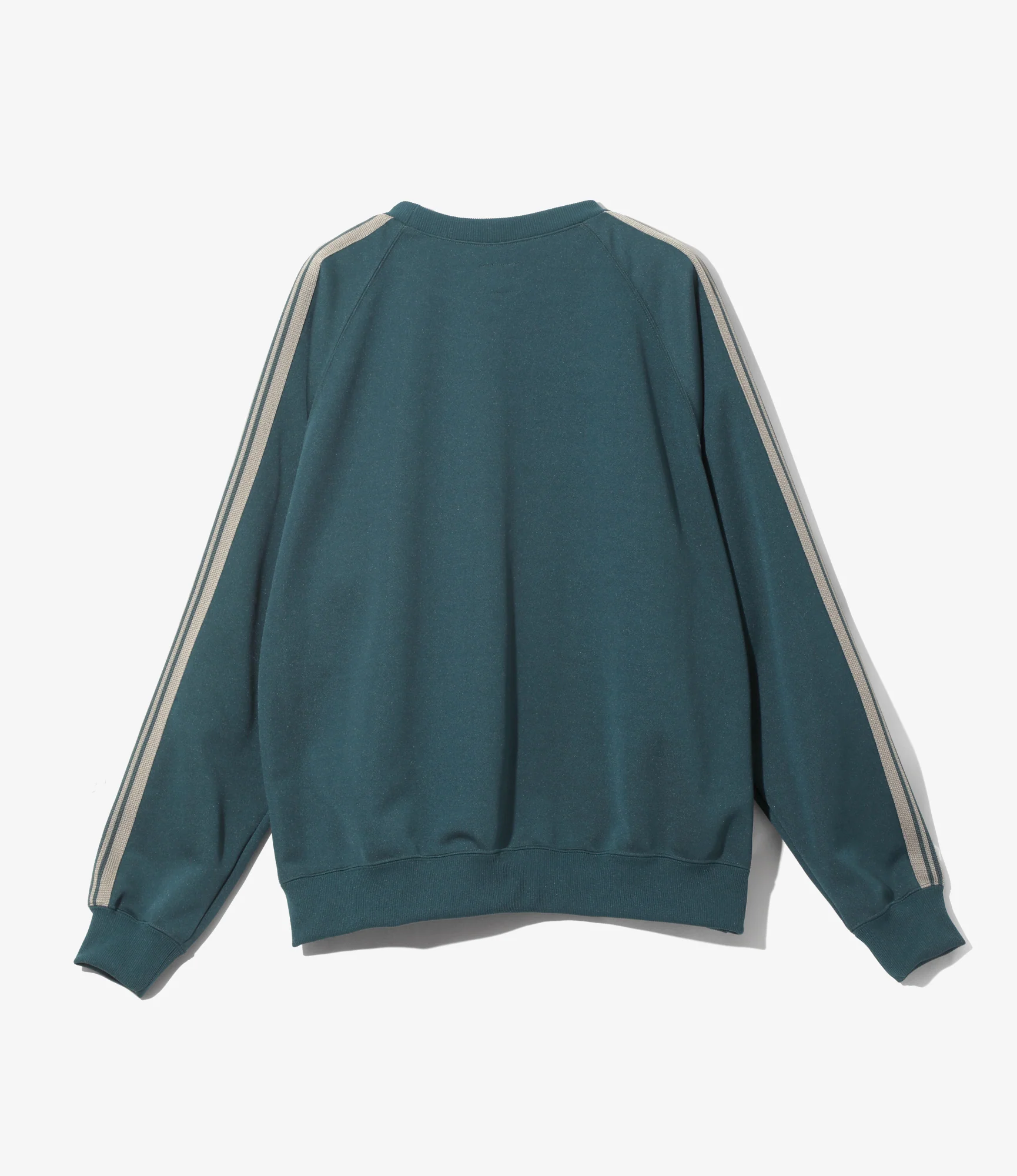 Track Crew Neck Shirt – Green Smooth Polyester - Image 4