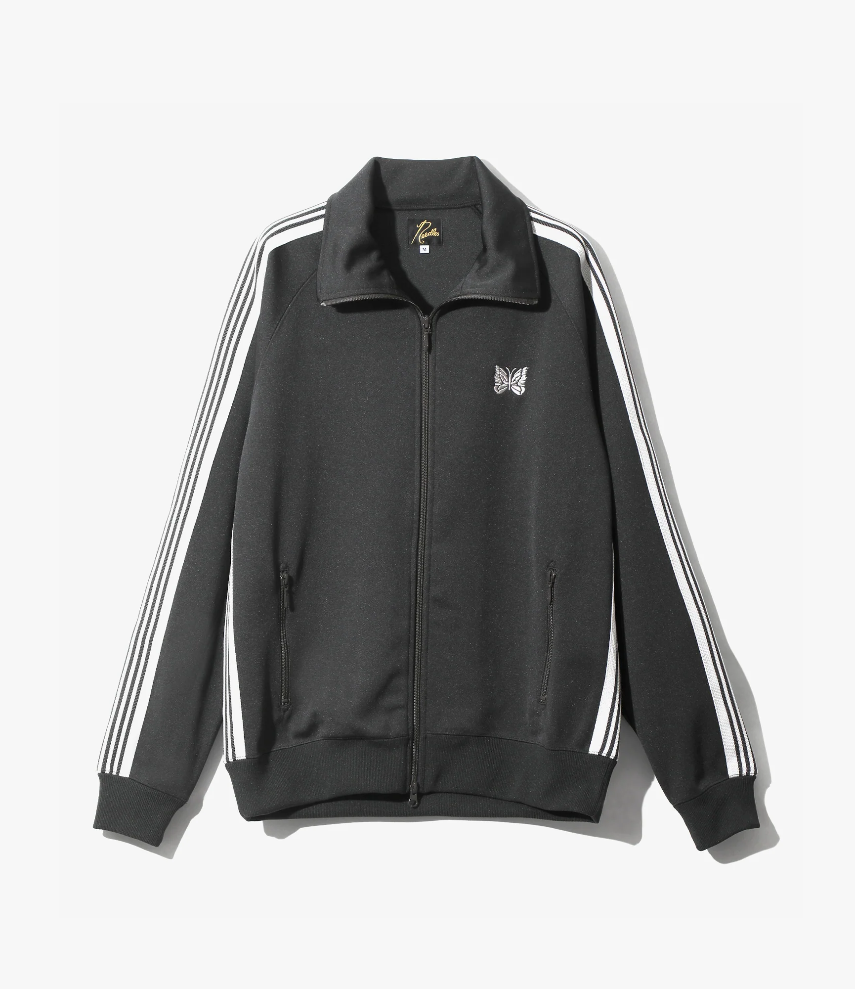 Track Jacket – Charcoal Smooth Polyester