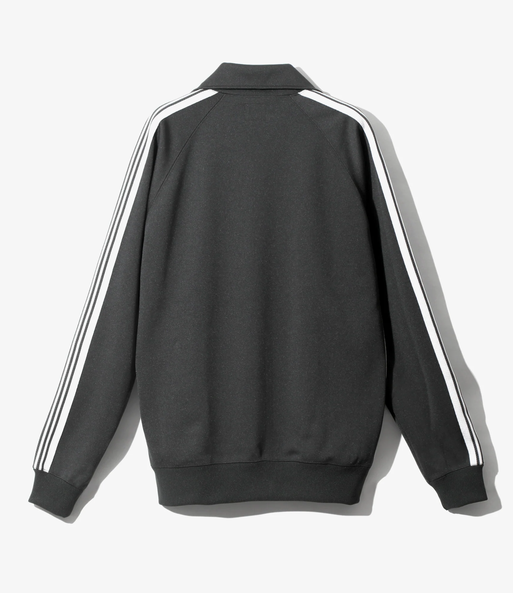 Track Jacket – Charcoal Smooth Polyester - Image 4