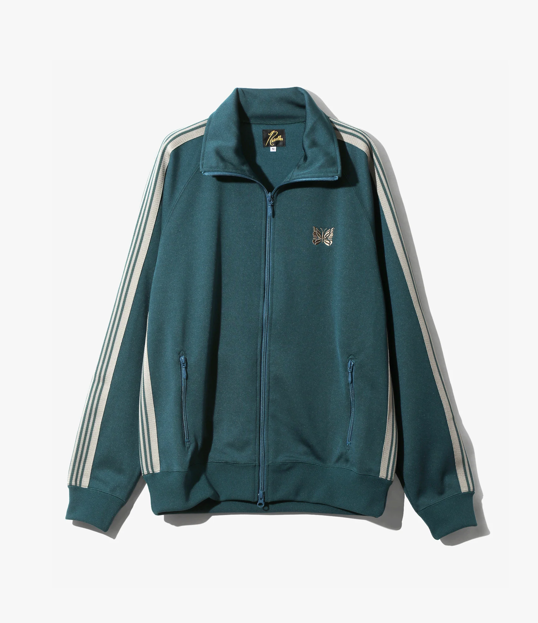 Track Jacket – Green Smooth Polyester