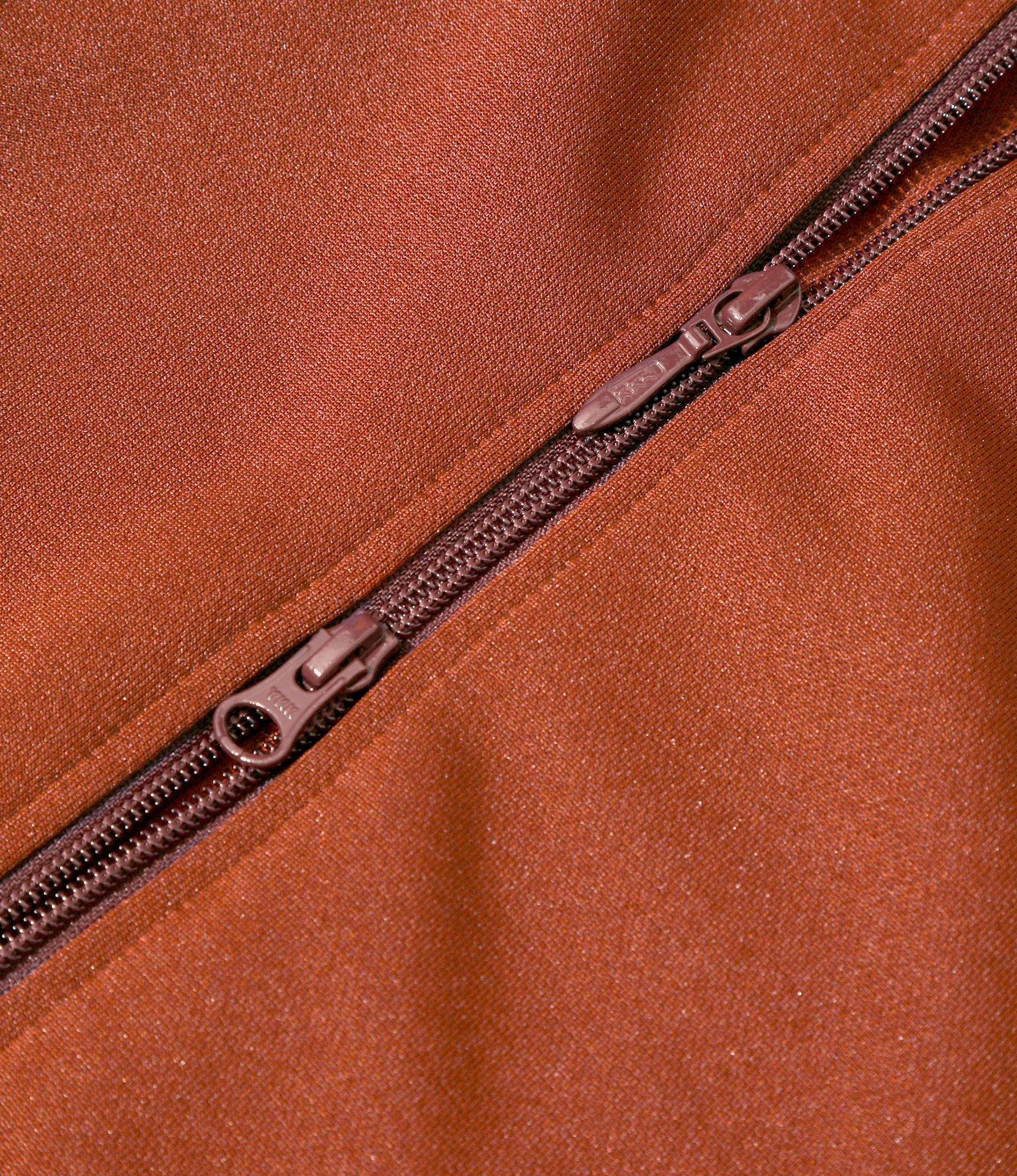 Track Jacket – Rust Smooth Polyester - Image 5