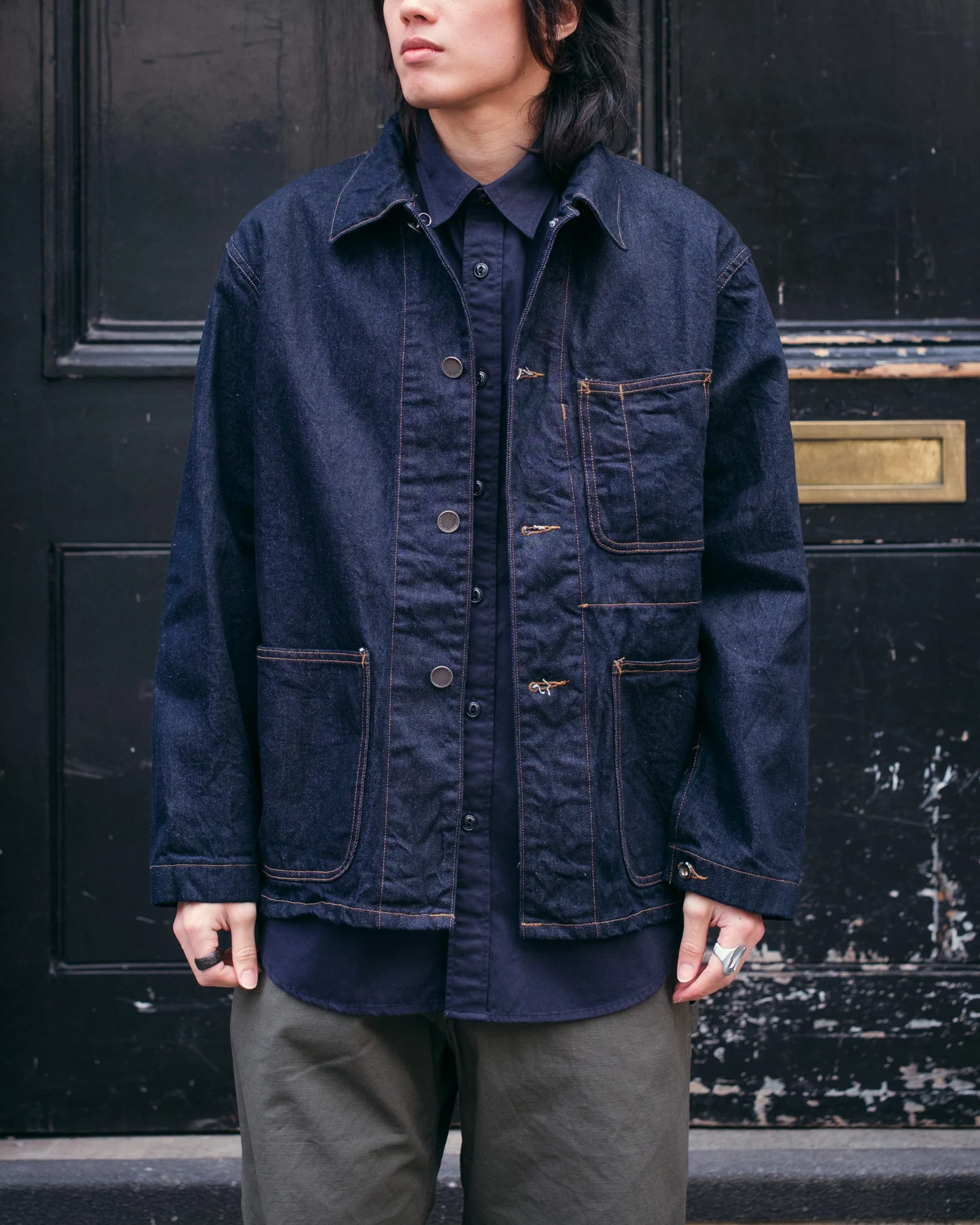 Utility Jacket – Indigo 12oz Cone Denim - Image 2