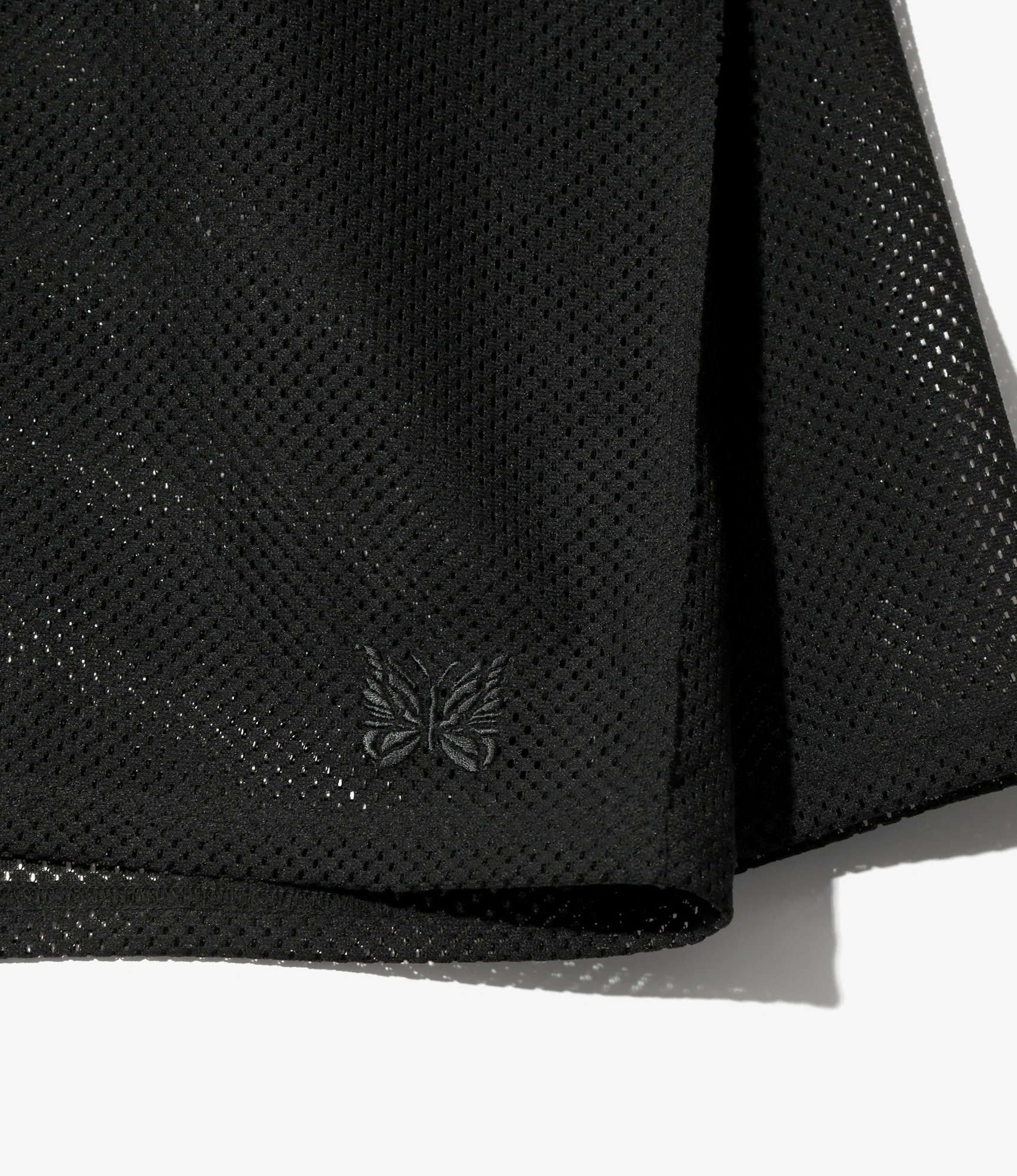 V-Neck Cardigan – Black Geometric Raschel Lace - Image 2