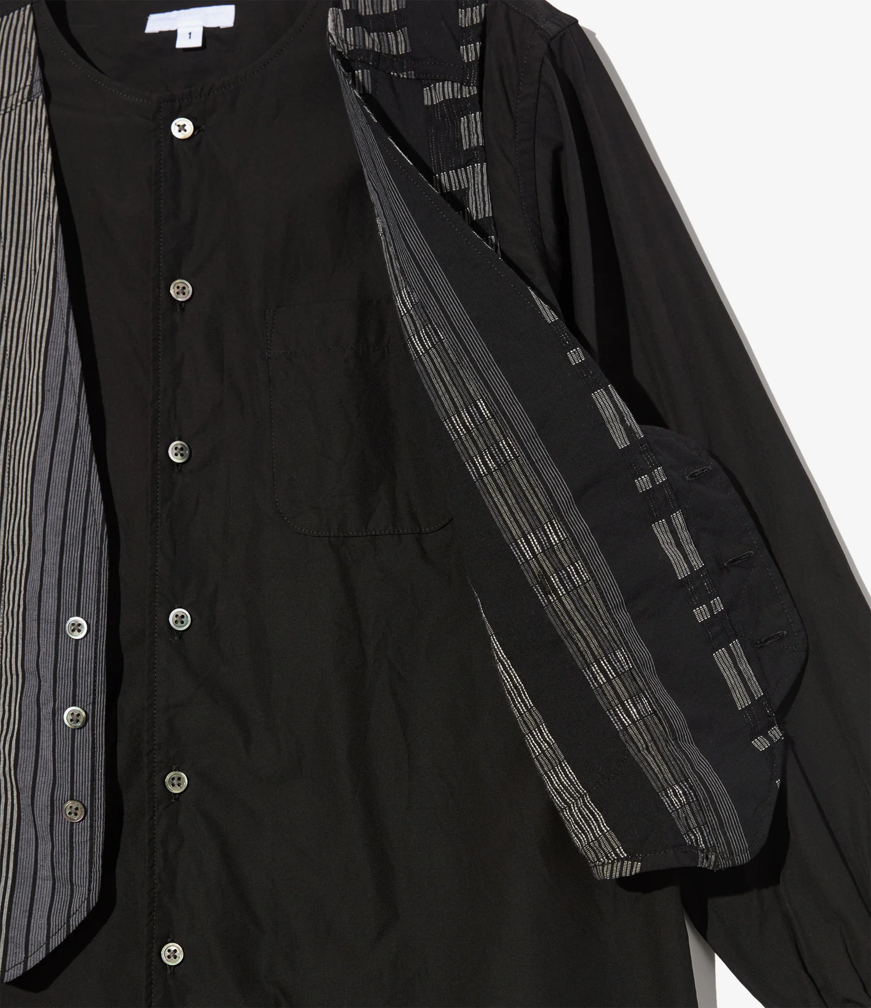 VARI Shirt – Black Broadcloth - Image 3