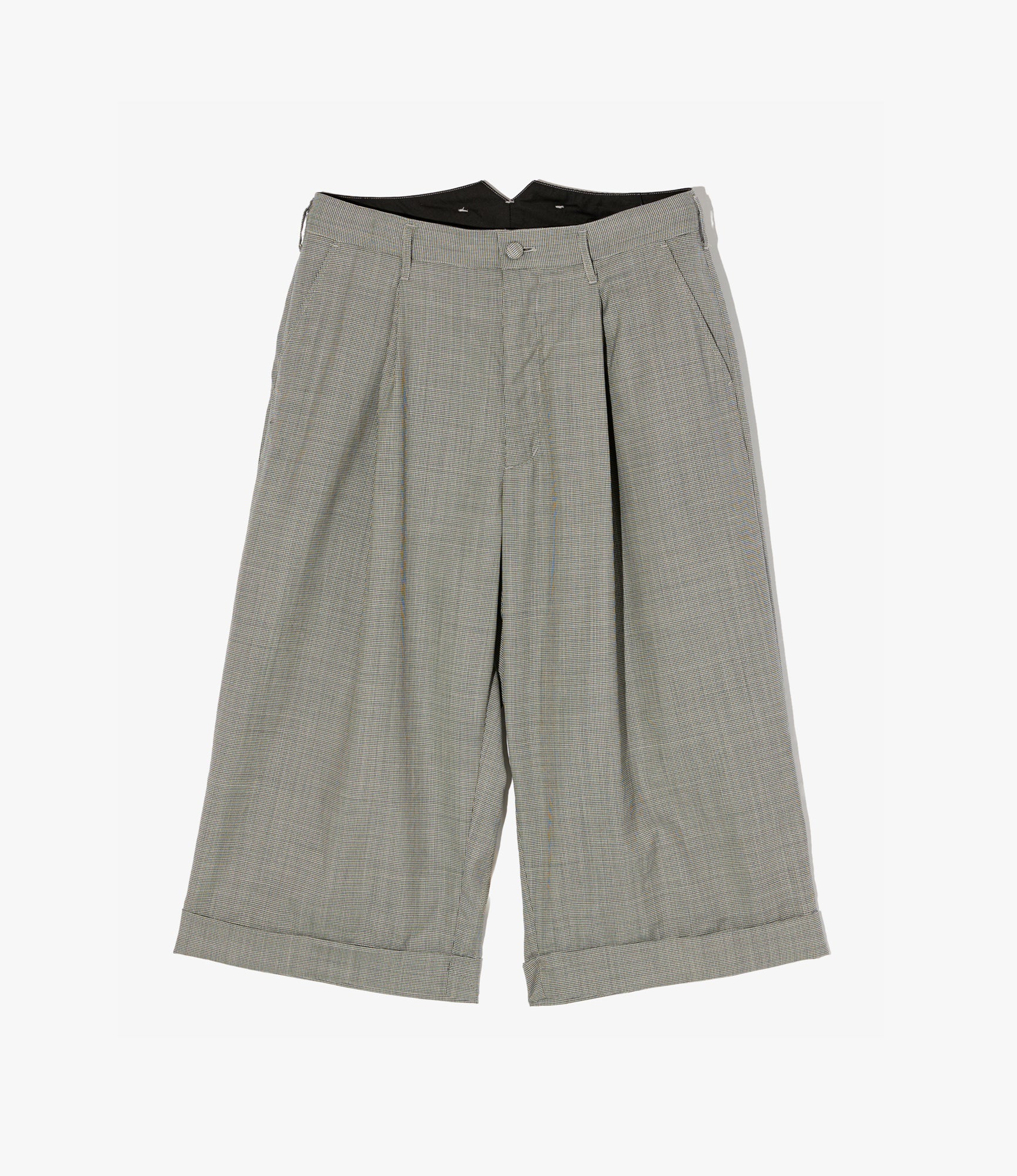 WP 3/4 Pant – Grey Micro Houndstooth Tropical Wool